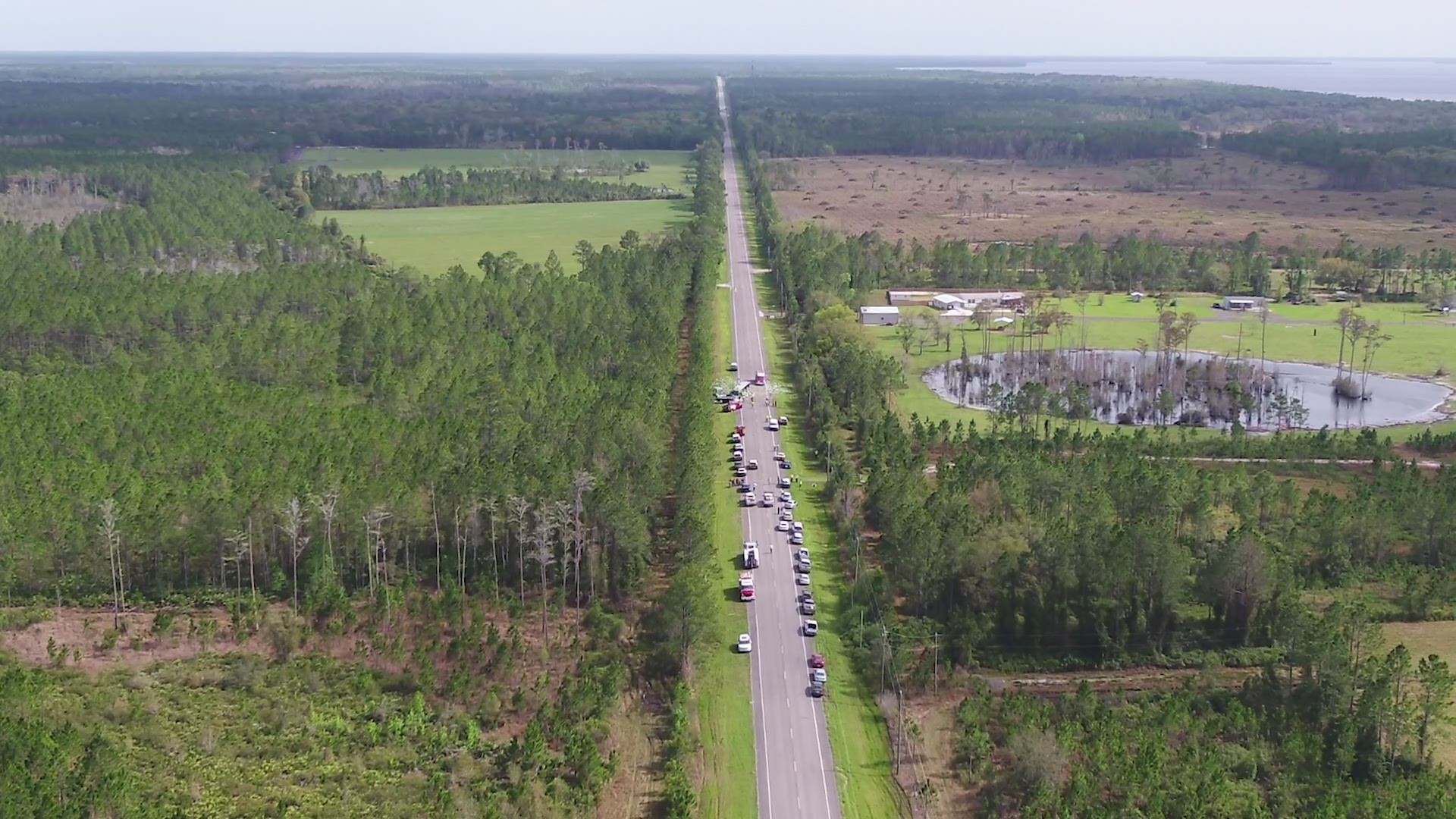 Two people are dead and one man was seriously injured in a crash involving a semi-truck in the San Mateo area of Putnam County on Wednesday afternoon, according to Florida Highway Patrol.