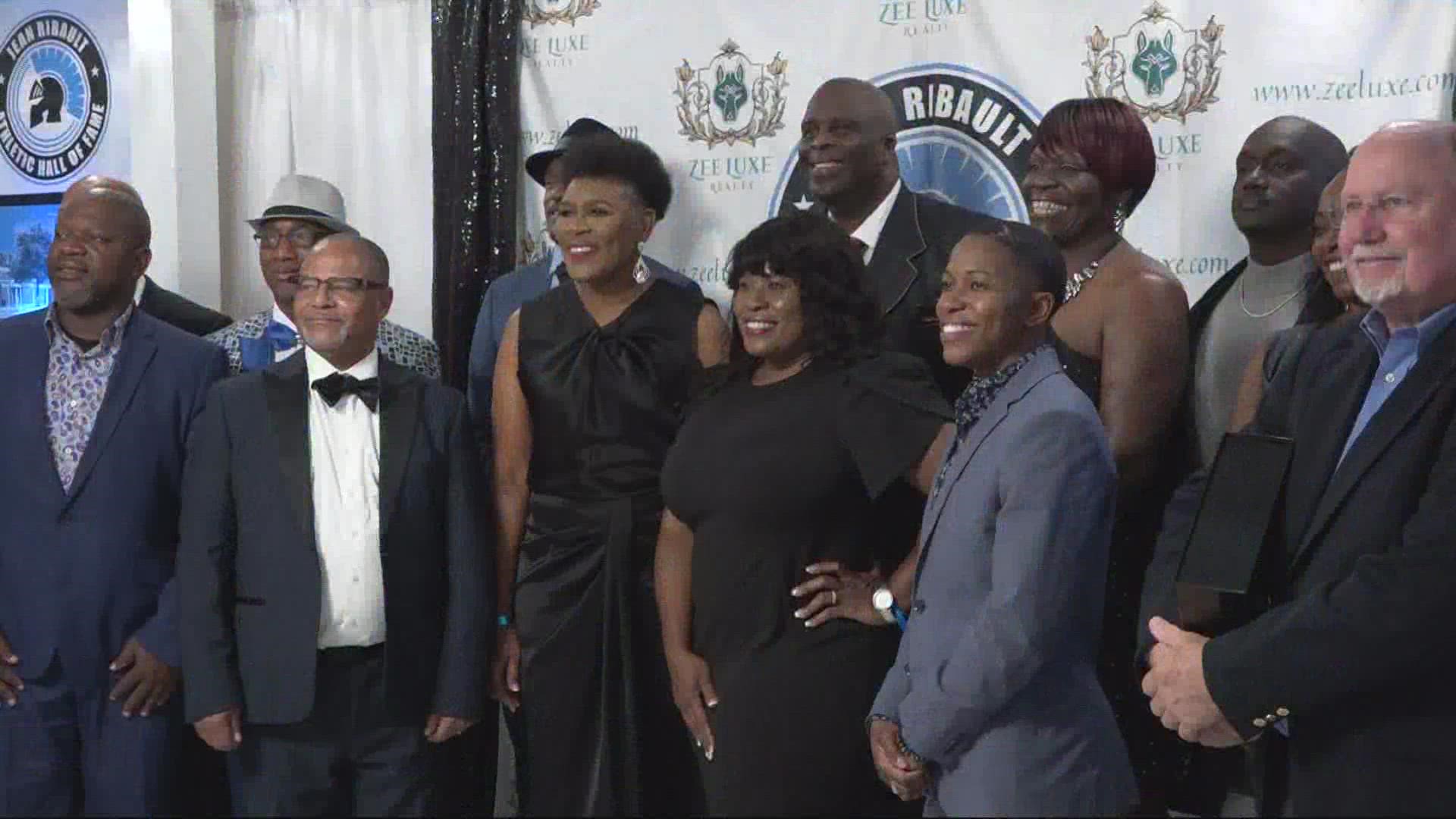 Ten former coaches and players were inducted into the Ribault Athletic Hall of Fame Sunday night.