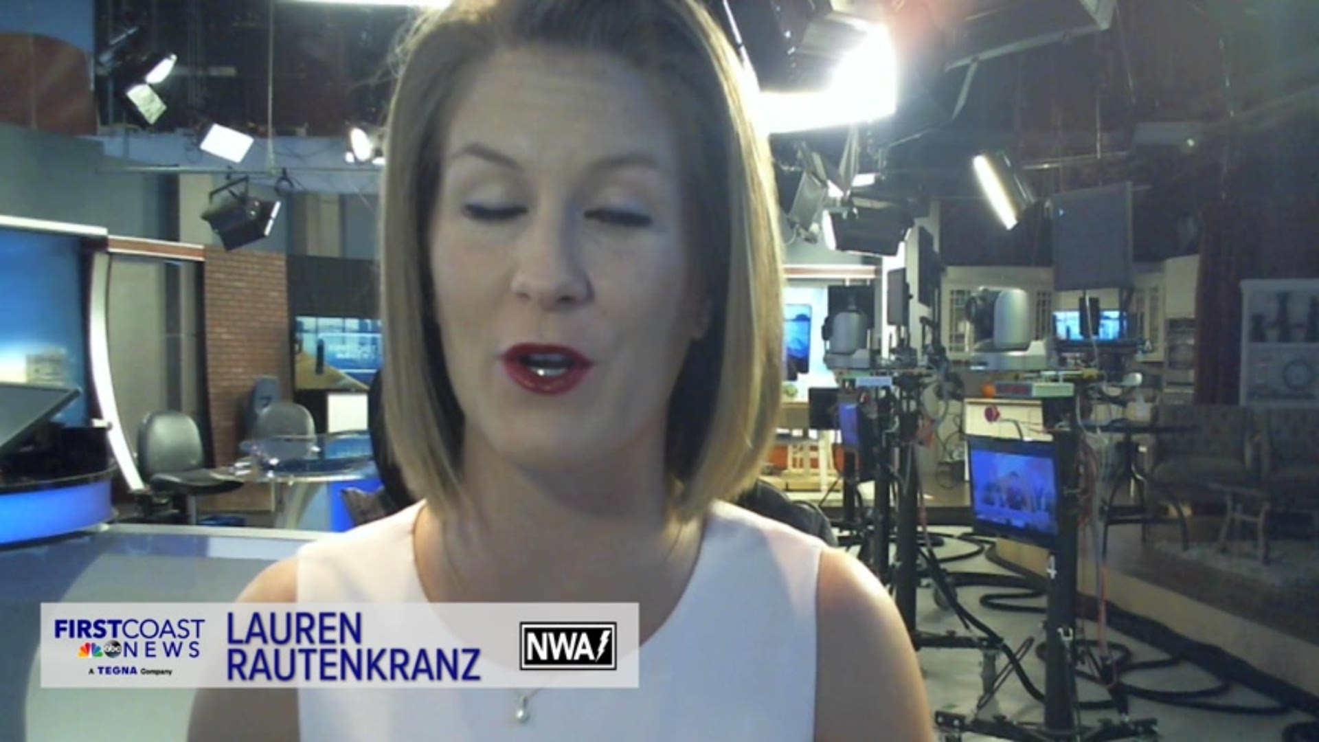 Meteorologist Lauren Rautenkranz says another warm day is on tap Sunday with slightly cooler conditions to start the work week.