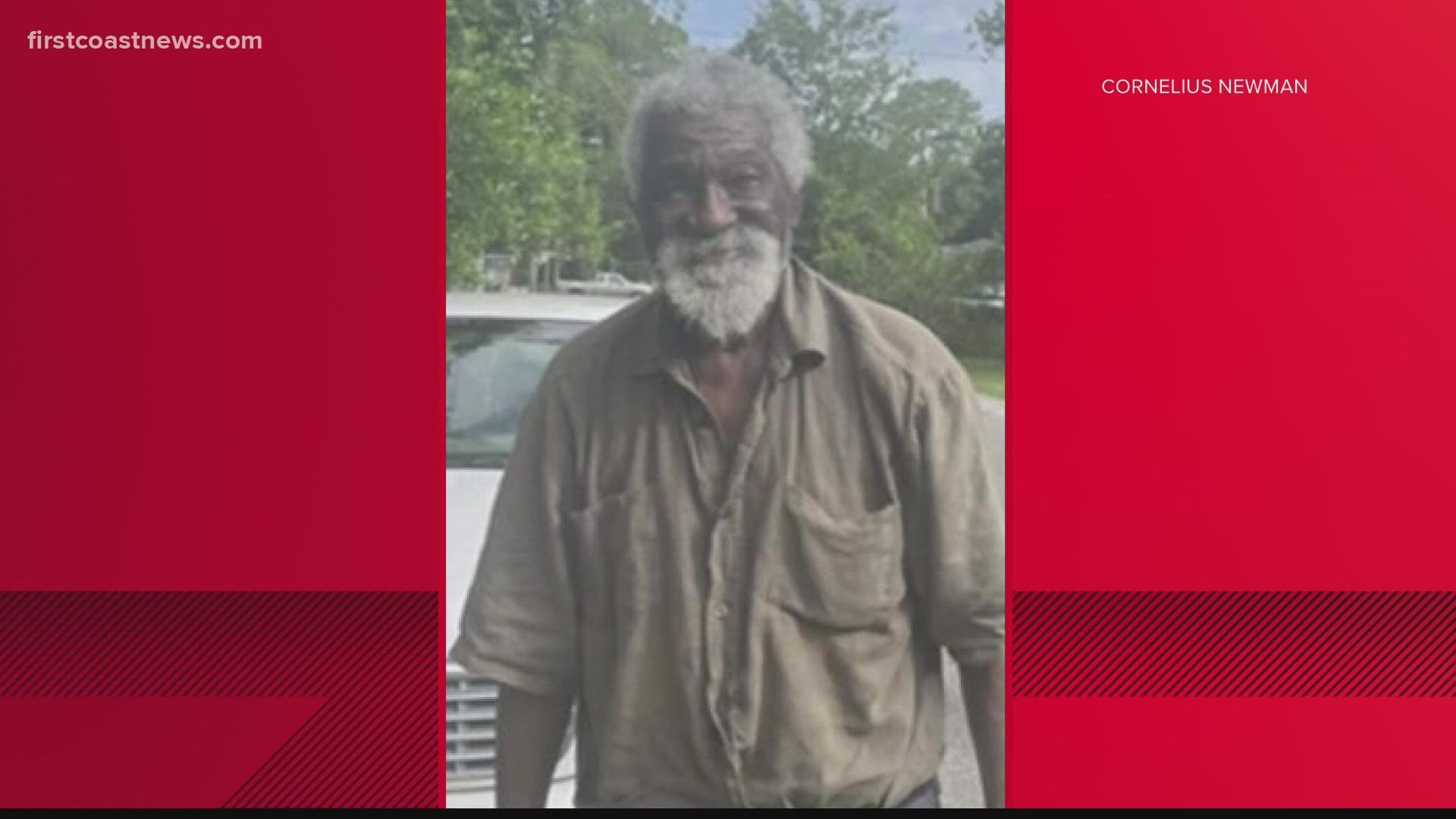 Police said 82-year-old Cornelius Newman, who has been diagnosed with dementia and schizophrenia. He was last seen leaving Lem Turner Road and Rowe Avenue.