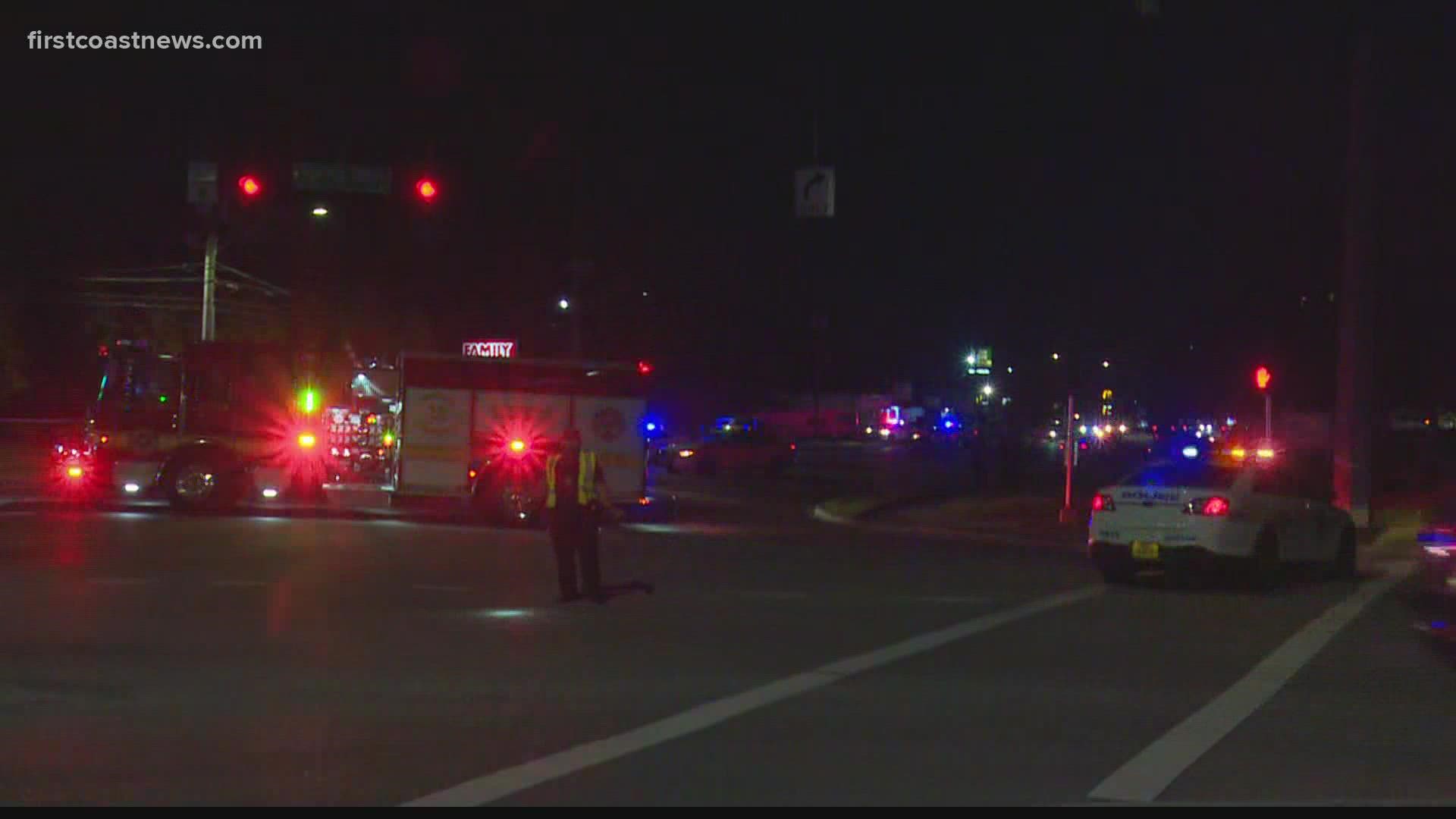 When JSO arrived at the scene of the crash, they say they located a motorcyclist in his 30s. The Jacksonville Fire and Rescue Department pronounced that man dead.