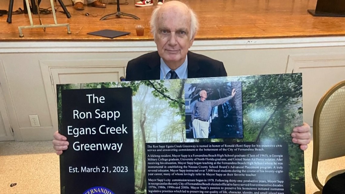 Egan's Creek Greenway named after former Fernandina Beach mayor - Vimarsana News