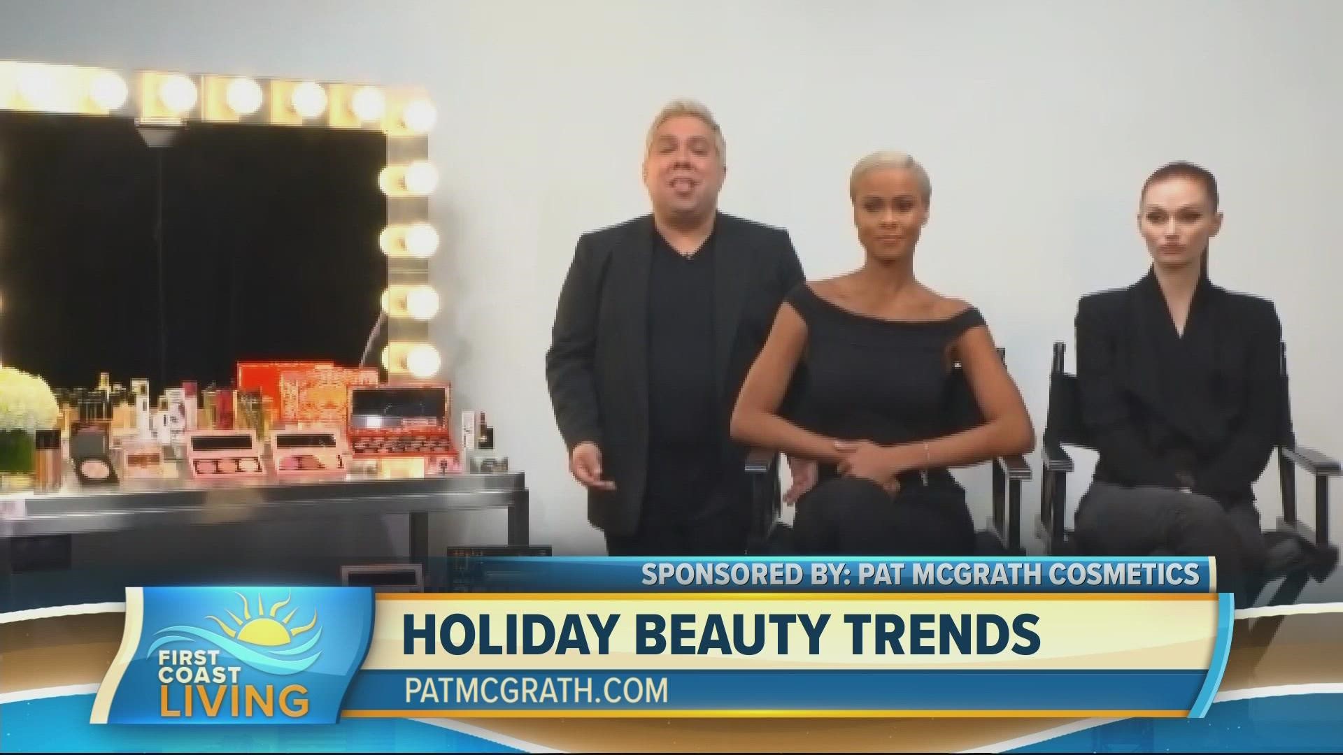 Celebrity makeup artist, Renny Vasquez shares holiday makeup trends using Pat McGrath Cosmetics.