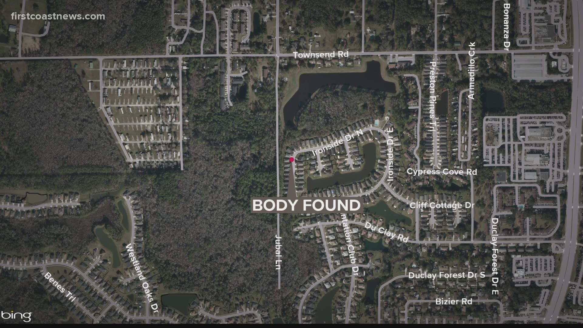 JSO said the man was found dead from a gunshot wound in the 7300 block of Ironside Drive around 9:21 a.m.