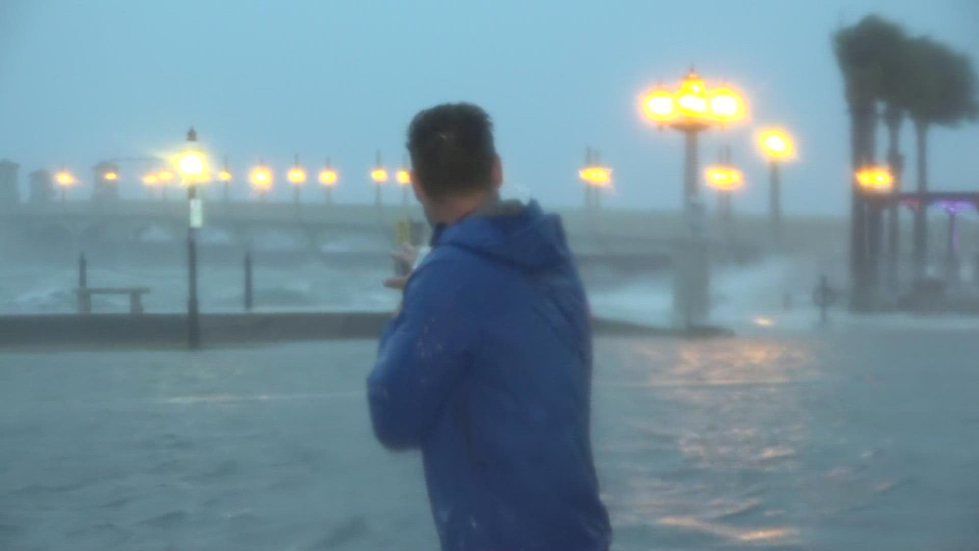 Flooding is expected to increase closer to high tide, at 9 a.m.
