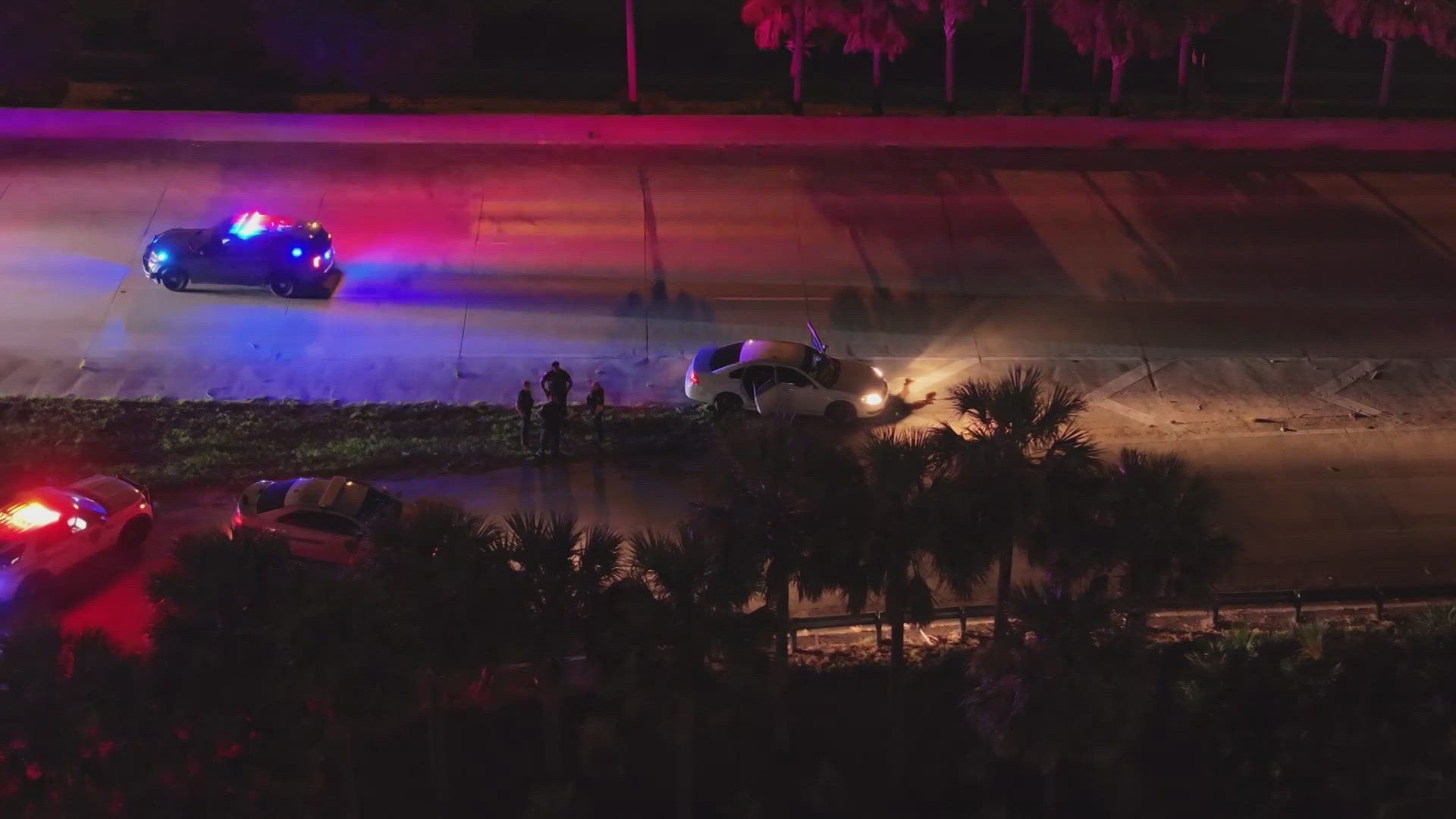 The Jacksonville Sheriff's Office said occupants in a dark-colored vehicle opened fire on the victims. The shooting led to multiple lanes being shut down for hours.