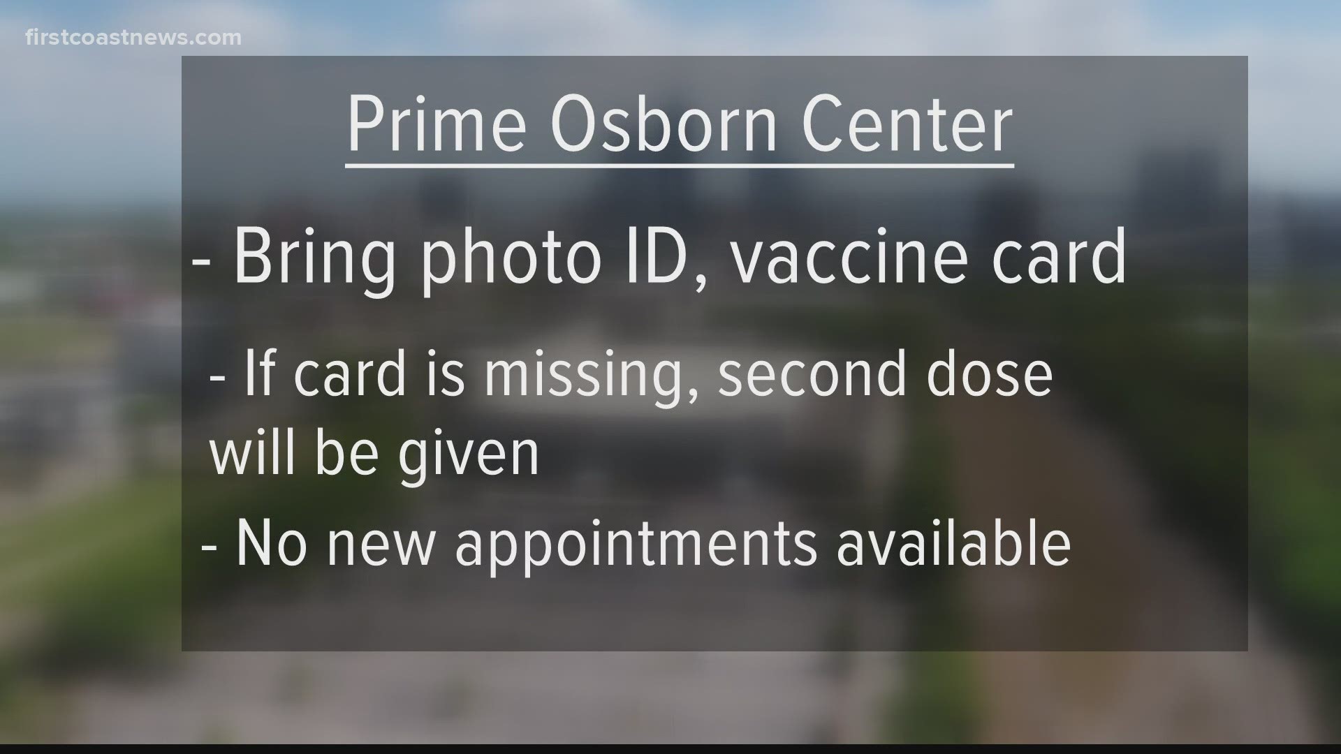 Prime Osborn Center begins administering second dose of COVID-19 vaccine