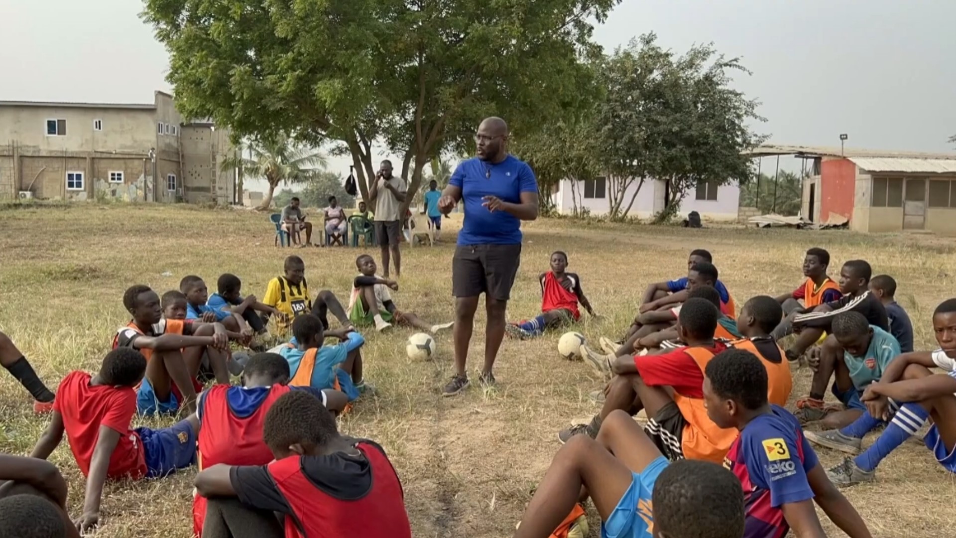 After learning that his family is from Ghana, Army veteran Mishaw Cuyler built a playground for kids at their orphanage in Ghana.