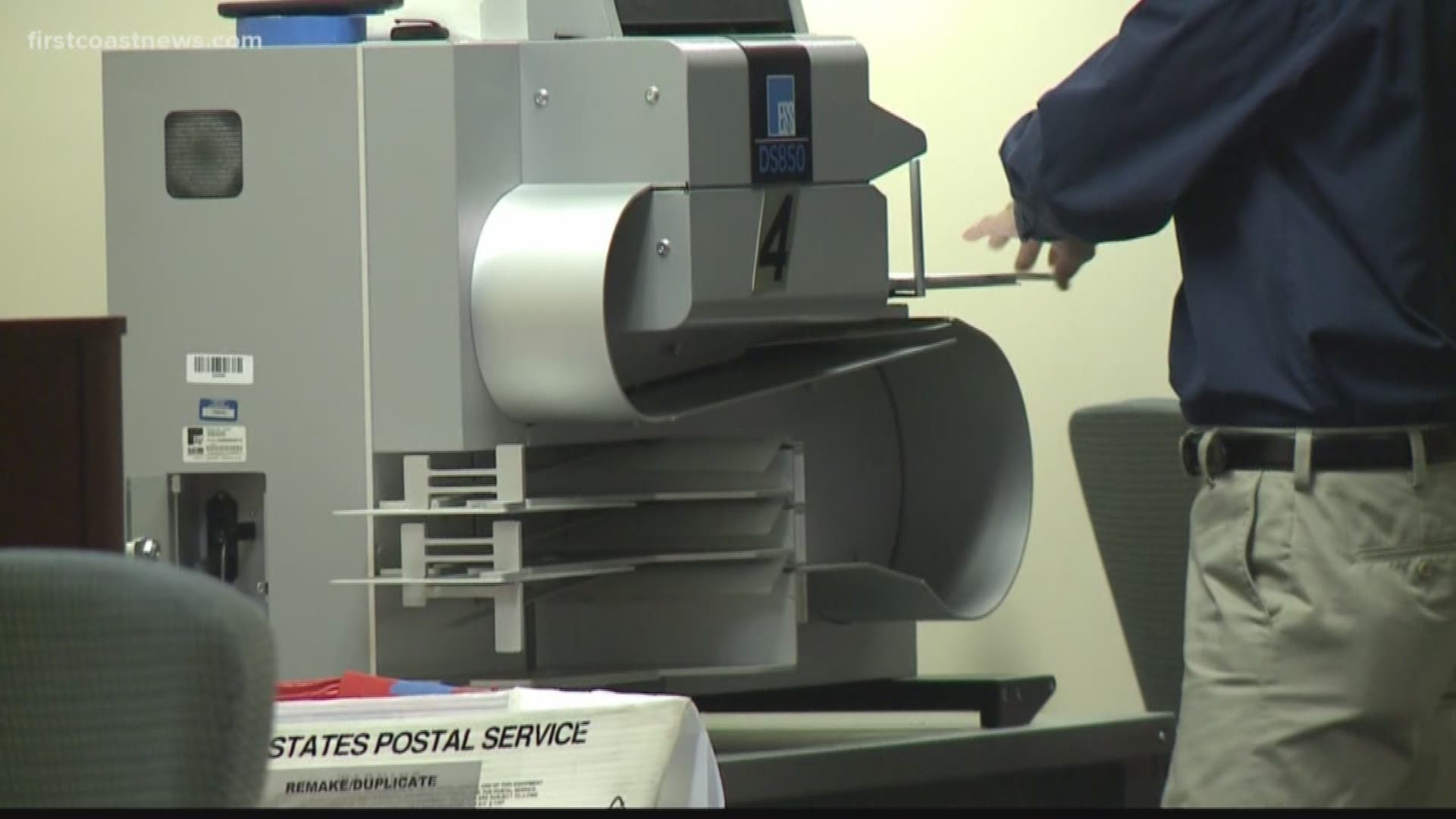 Due to a faulty machine, some 15,000 ballots from the recount were not counted in Duval County.