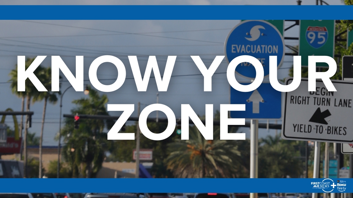 First Coast hurricane evacuation zones | Know Your Zone