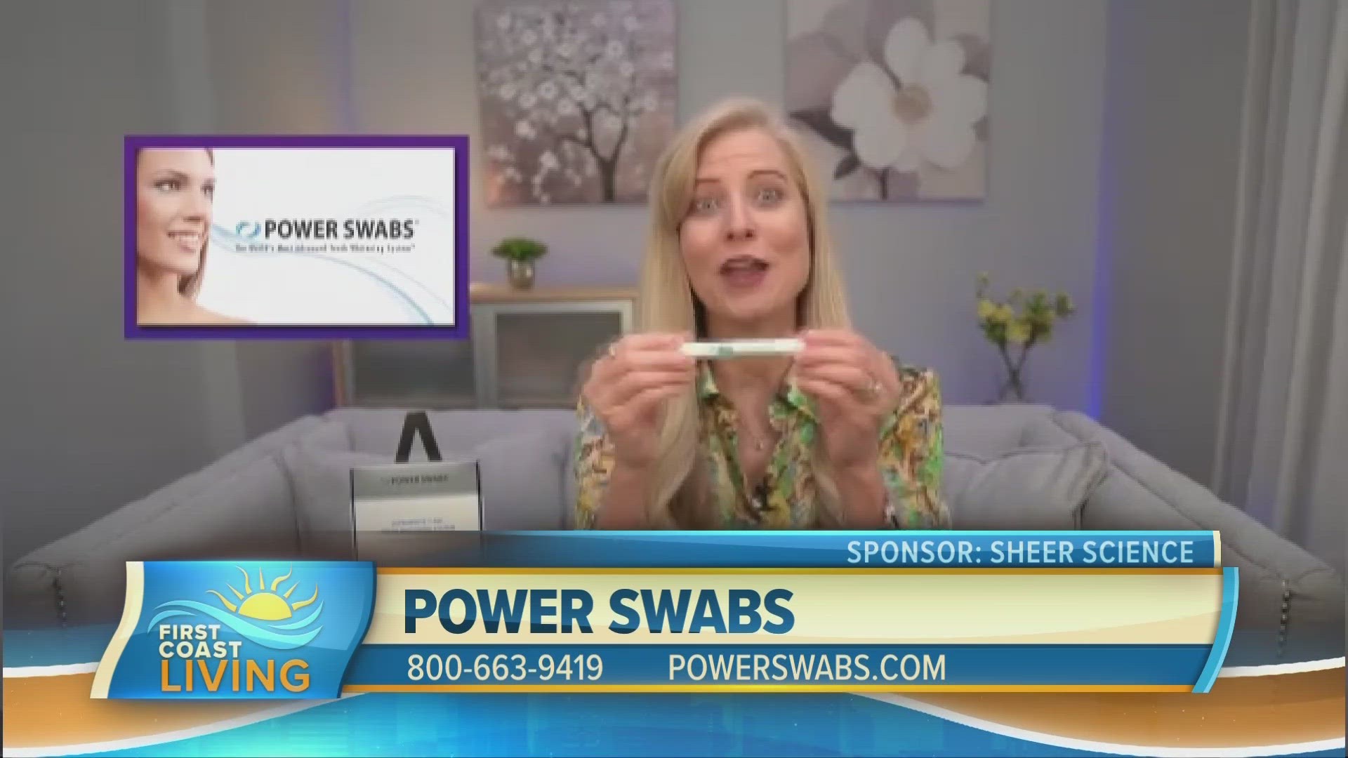 Power Swabs whitens your teeth while hydrating your enamel for little-to-no sensitivity.