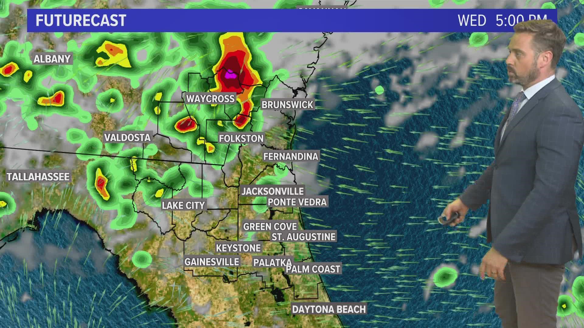 LOCAL WEATHER Bonnie is soon to form, but not a threat to us