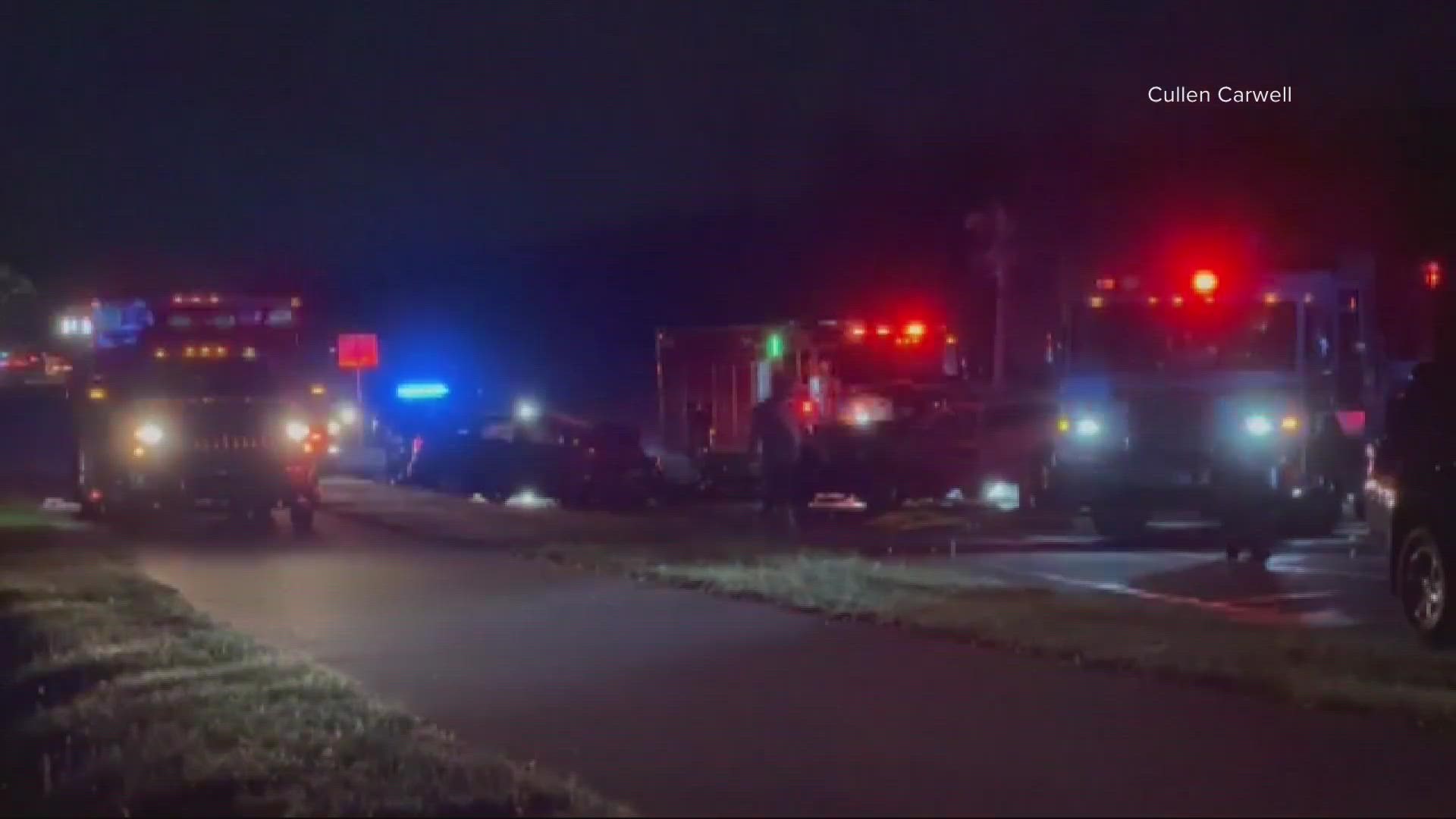 Deputies say the crash happened around 7:30 p.m. around the area of St. Johns Parkway and CR-210.
