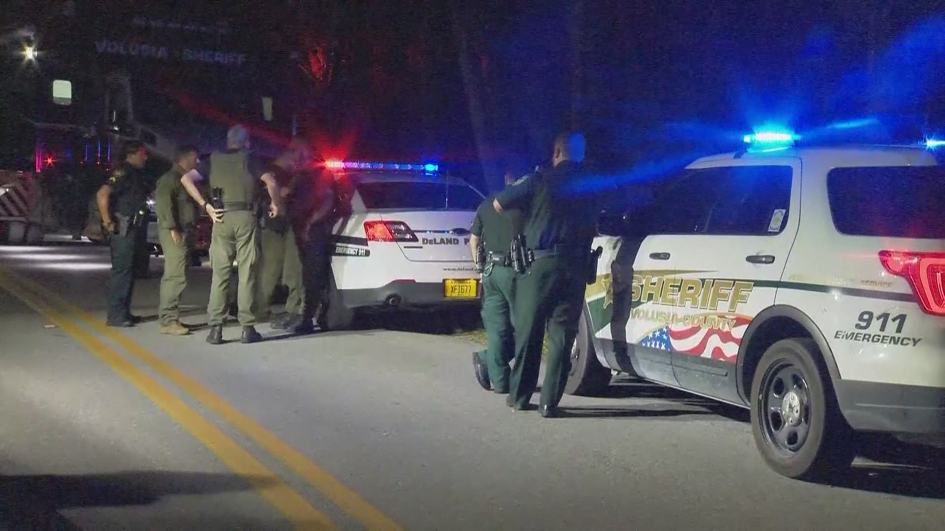 A 14-year-old girl is fighting for her life after being shot during a shootout with Volusia County deputies.