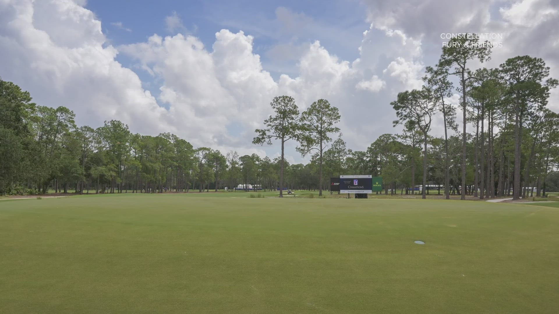 President of PGA Tour Champions Miller Brady says 4 greens at the course were damaged but, the first round of Jim Furky's tournament will not be effected on Friday.