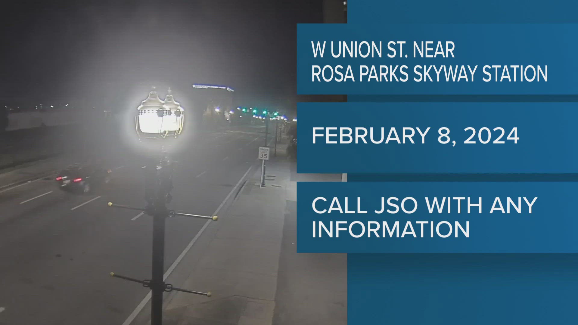 Authorities are looking for a black SUV from Feb. 8 crash.