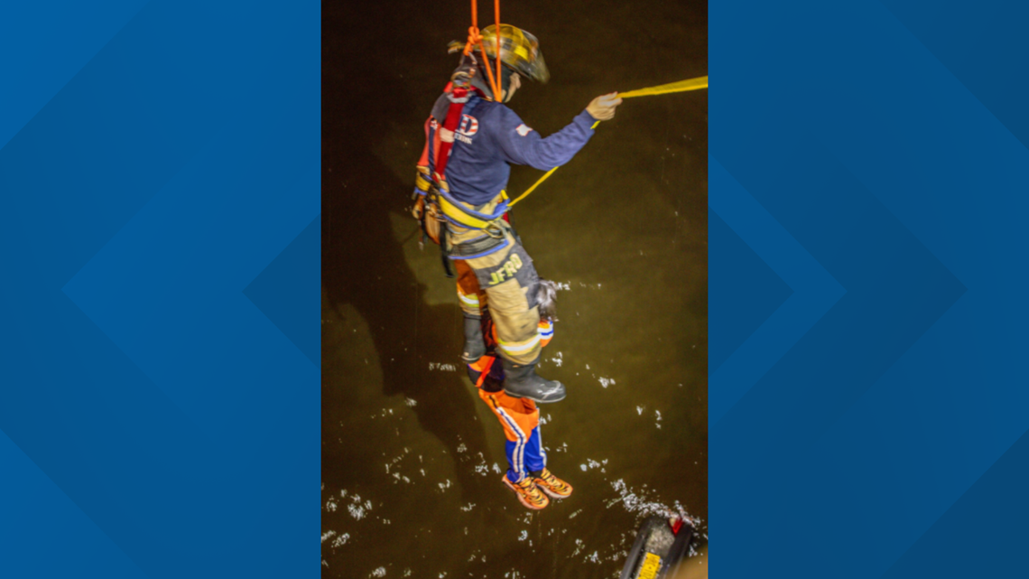JFRD: Person rescued after car goes over side of Dames Point Bridge - Vimarsana News