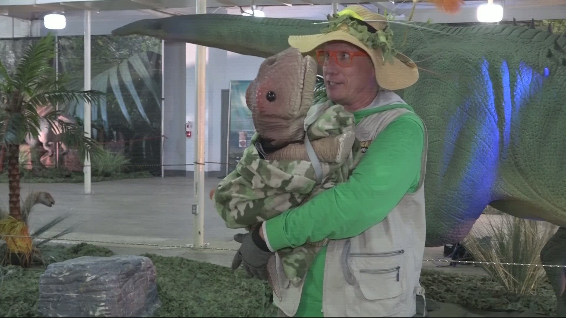 The dinos are waiting for you at the Jacksonville Fair Grounds.