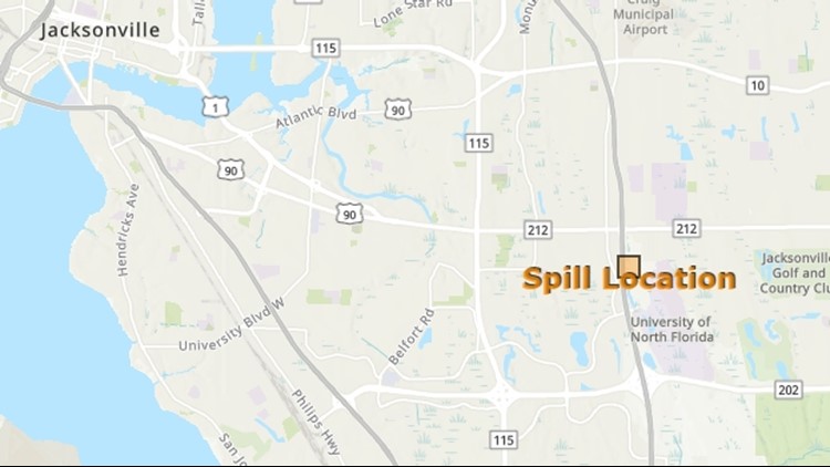Traffic alert: Diesel spill on I-295 North