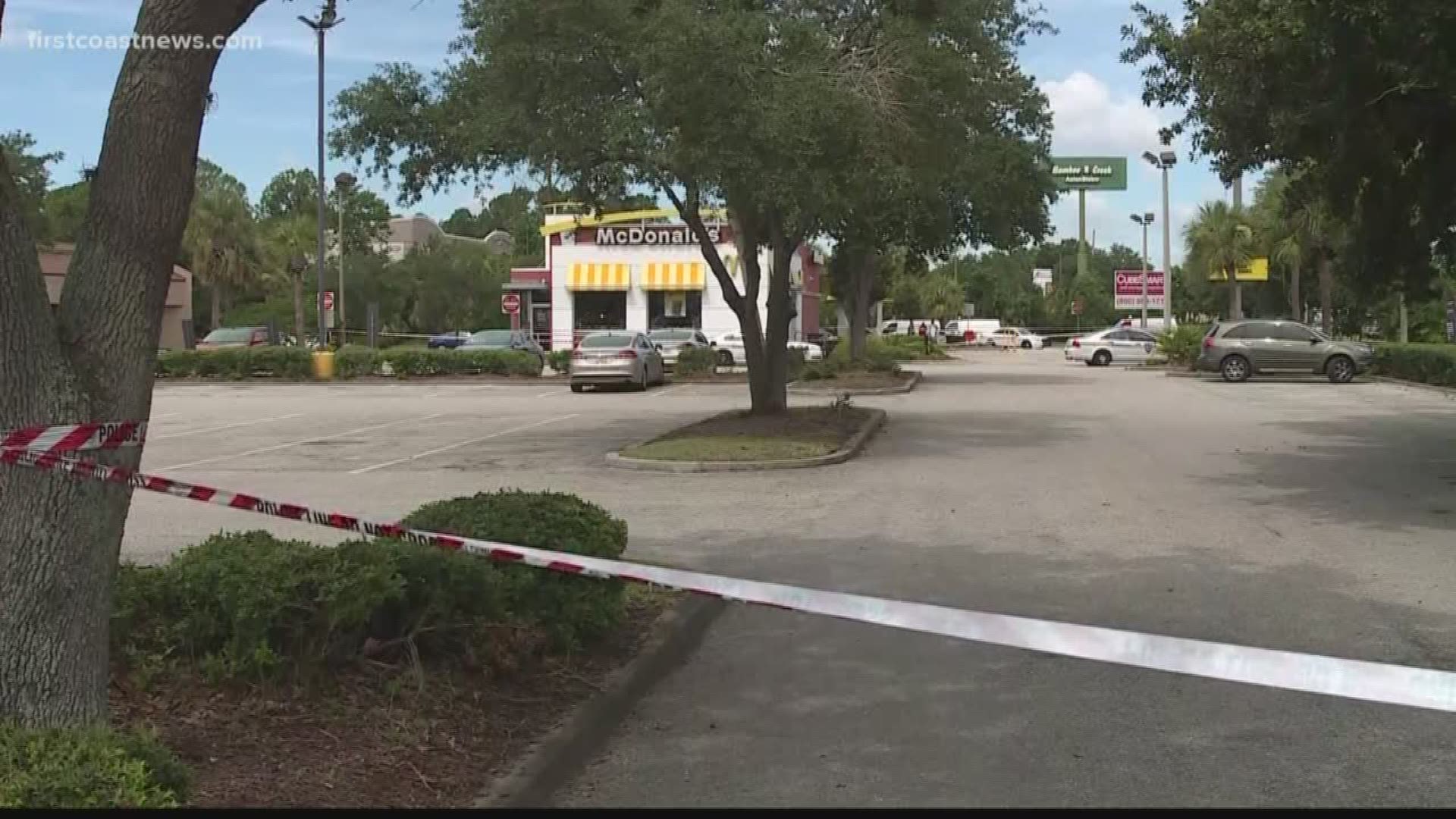 The male suspect fled in a white vehicle headed eastbound on Baymeadows. Police believe, due to the nature of the crime, that the suspect and victim may have known one another, but they are unsure at this time.