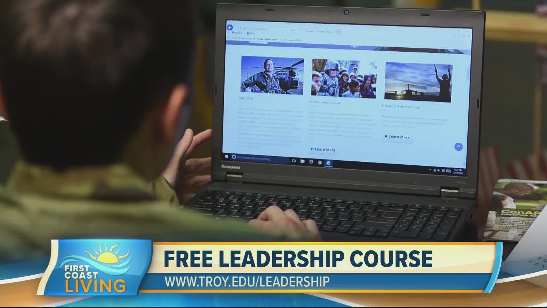 Troy University offers a free leadership course to introduce them to online learning and more!