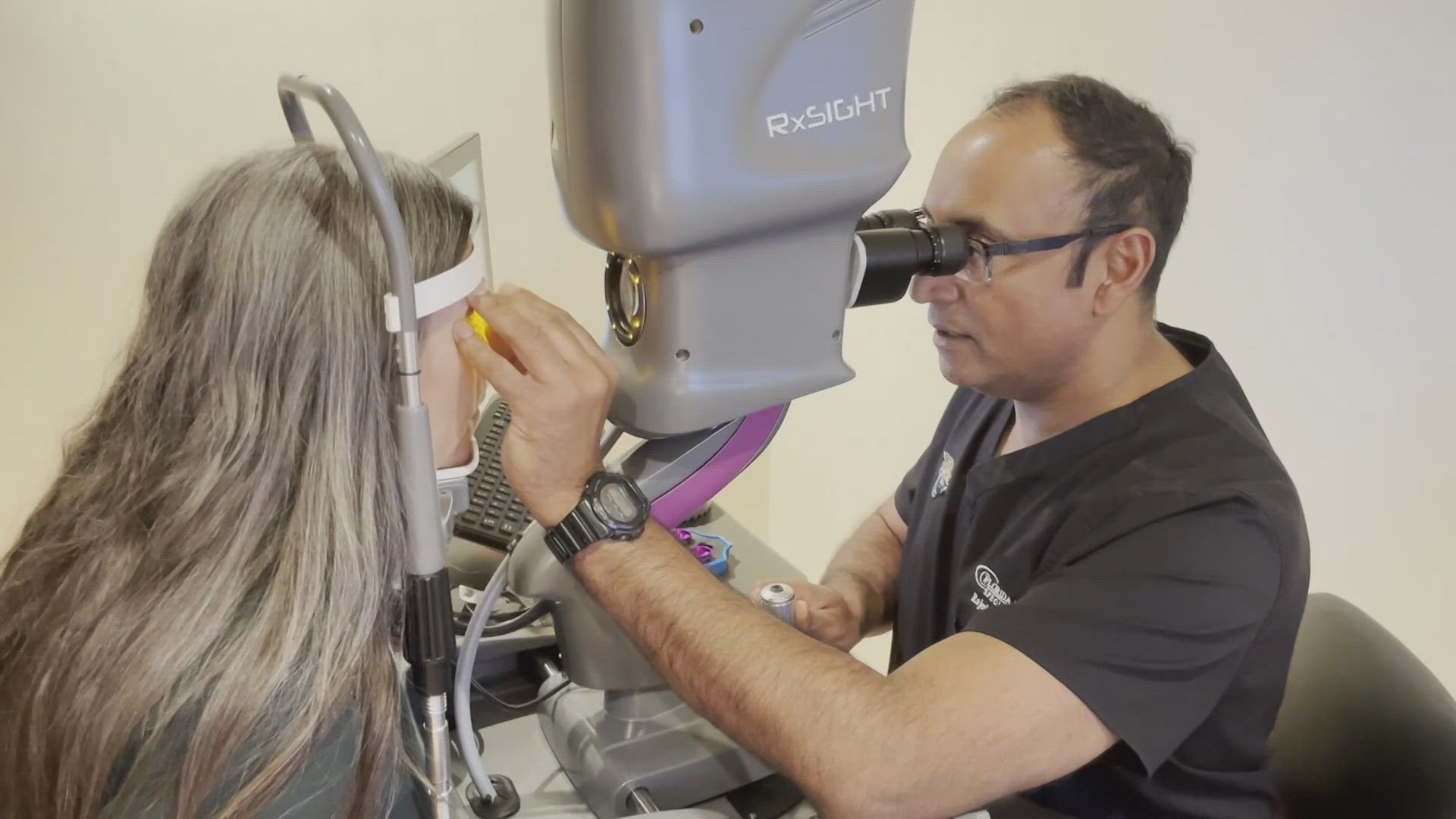 Dr. Ravi Patel and his team at Florida Eye Specialist are doing something that wasn't possible 30 years ago: using UV lights on patients to customize their vision.