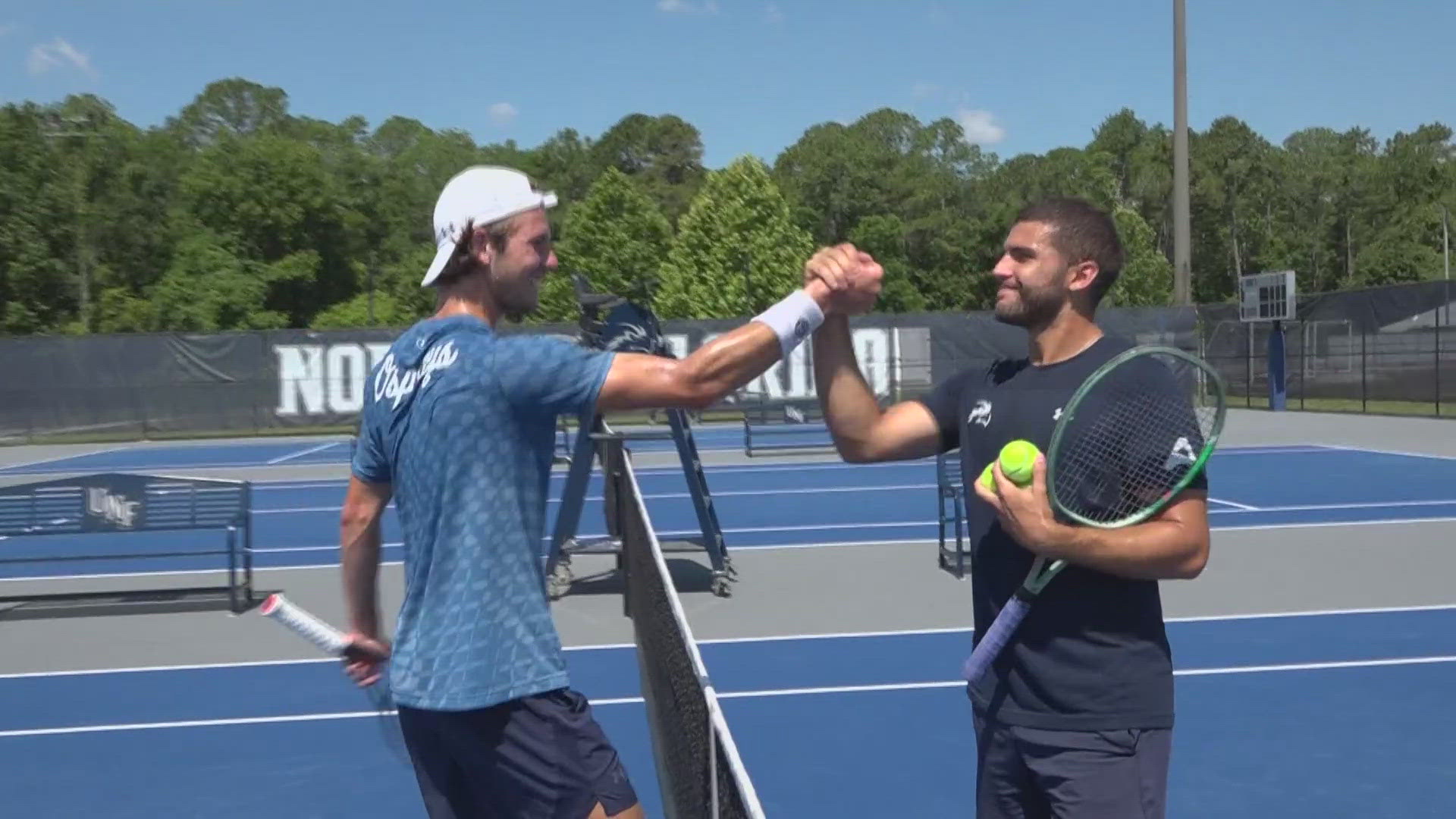 Hartenstein is the 2024 Men's Tennis ASUN Player and Scholar Athlete of the Year.