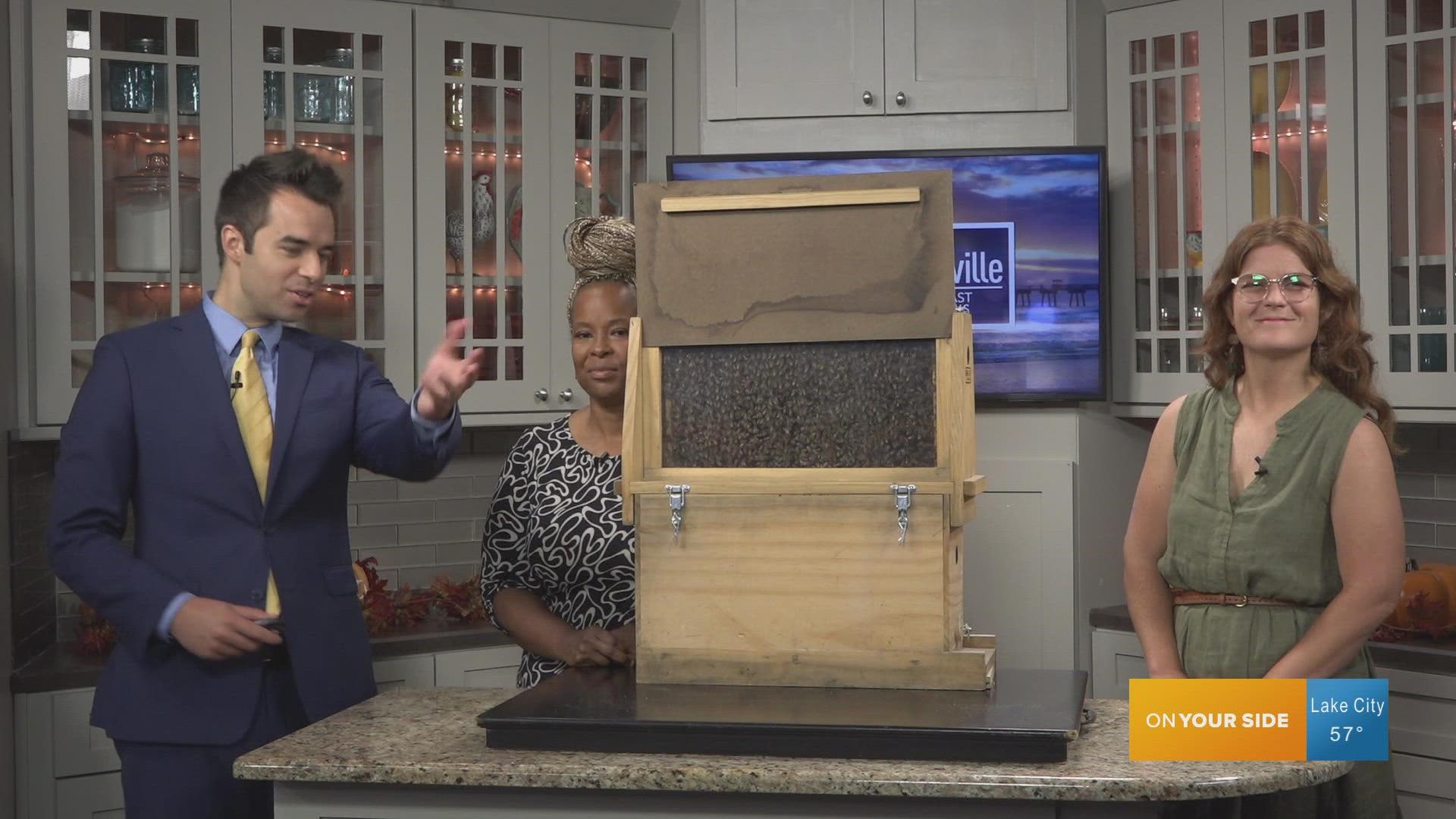 This morning on GMJ we were joined by Mallory Schott, Manager of White Harvest Farms and Mika Hardison, who is a beekeeper with The Herban Bee.