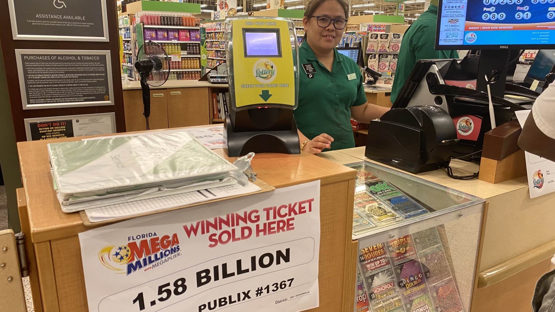 The winner purchased the ticket from a Neptune Beach Publix on Aug. 8. They have now claimed their prize, but their name will not be released for 90 days.