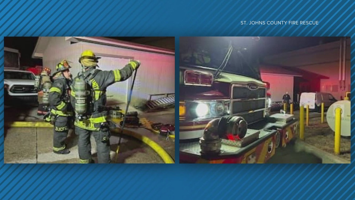 Largest hotel in St. Johns County evacuated after fire