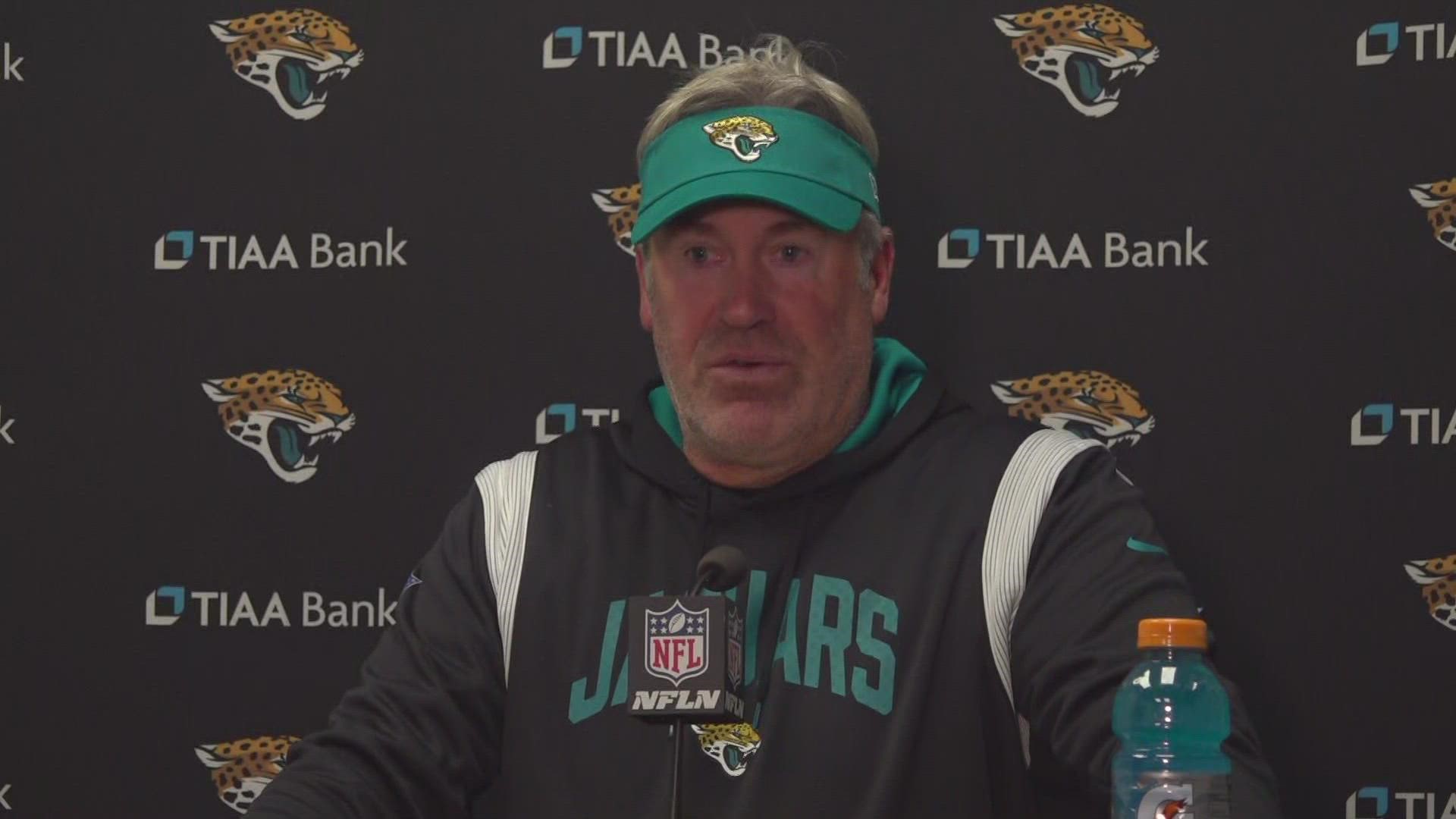 We want a fast start:' Pederson looking ahead to first regular season game  as Jaguars head coach