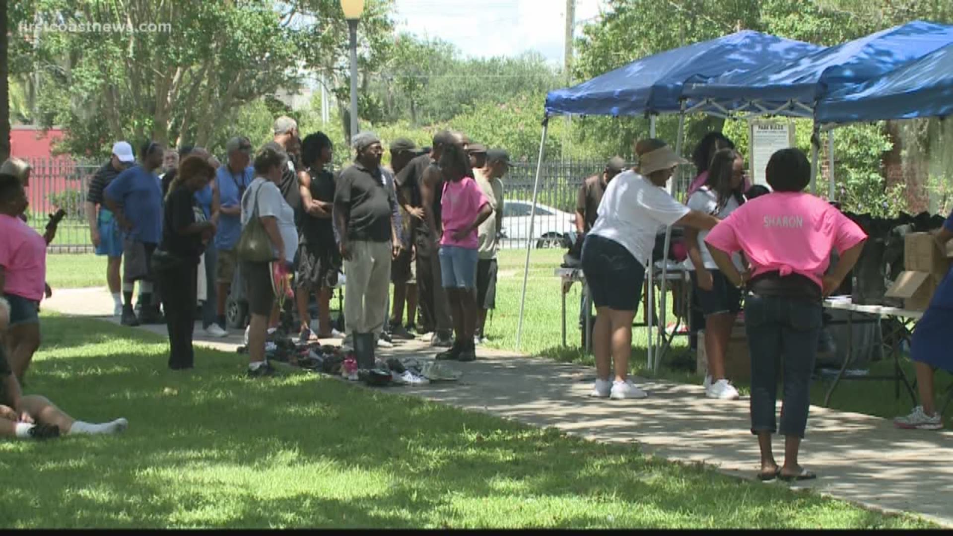 Madison Kirksey has spent four years devoting her time to her group #GetBackUpAgain. It had its first-ever cookout for homeless and underserved people Sunday.