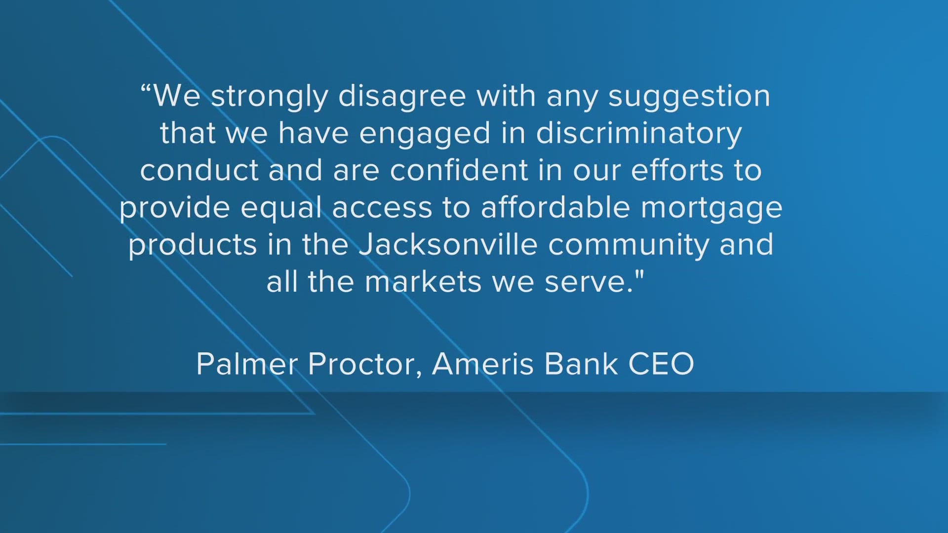 Attorney General Merrick Garland says a majority of the $9 million in the settlement will be in the form of loan subsidy funds that Jacksonville residents can use.