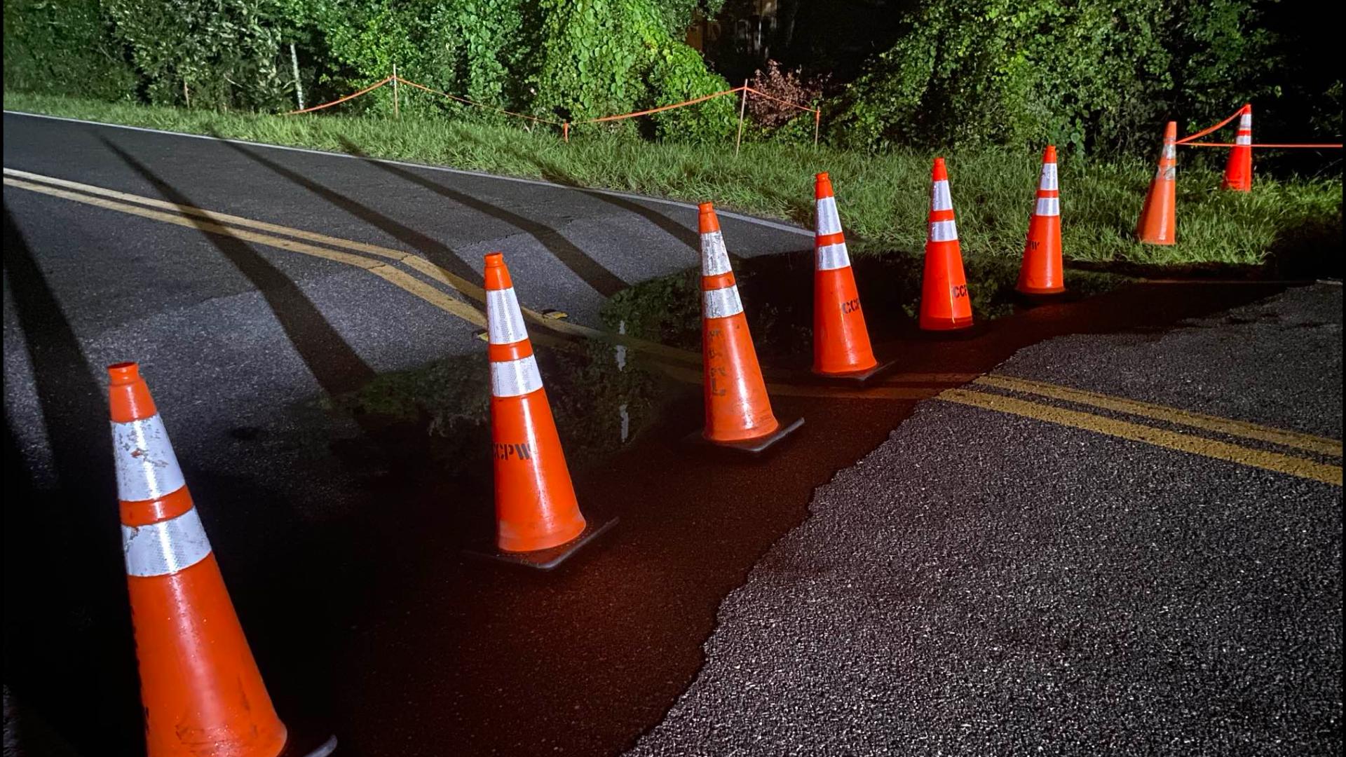 The bridge in question is on Moody Avenue, between Connie Circle and Meadow Drive, and runs over Indigo Branch creek.