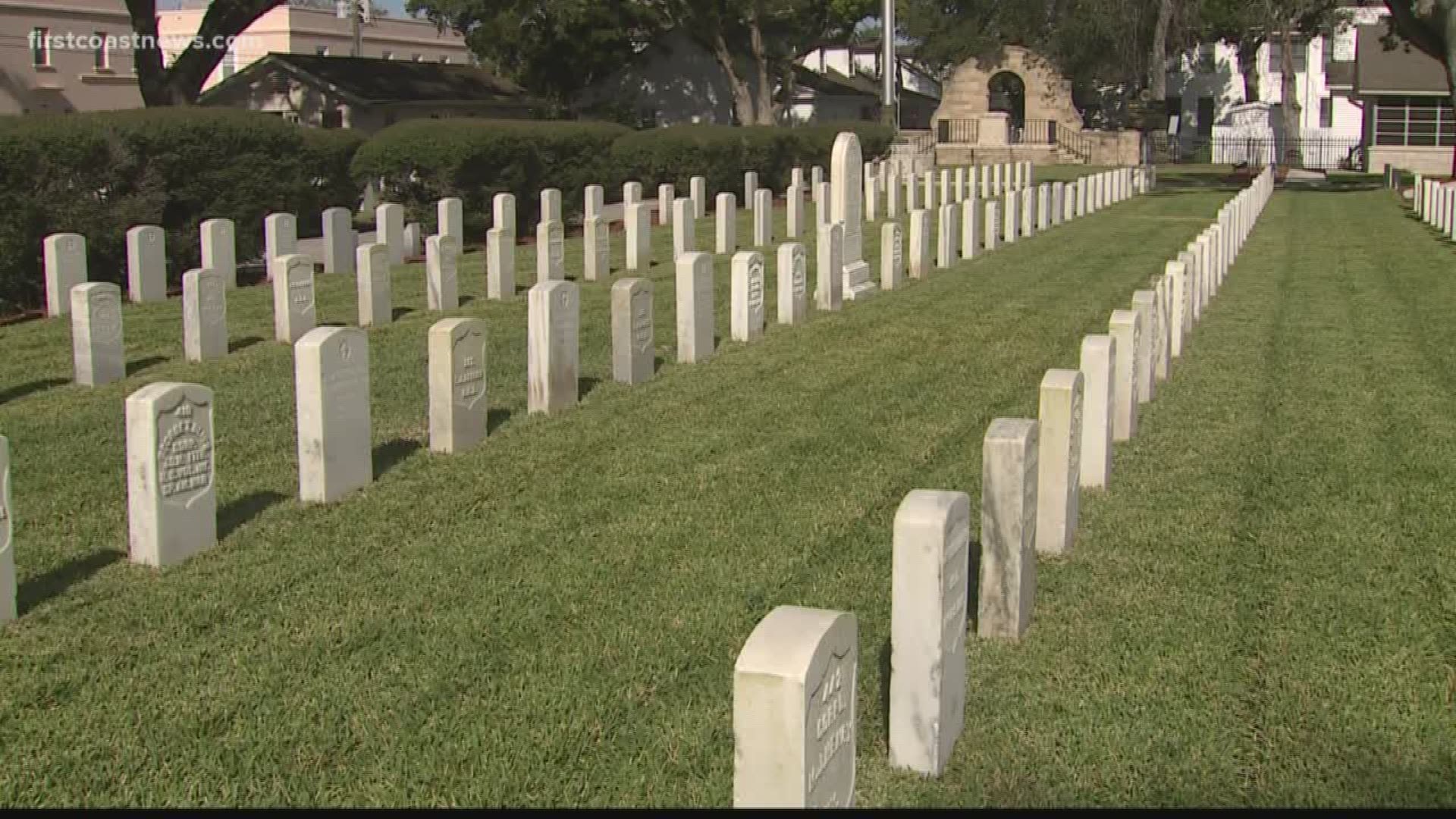 The names carved into the tombstones at the St. Augustine National Cemetery are decades old, but students and staff at the University of Central Florida are making sure the soldiers are not forgotten.