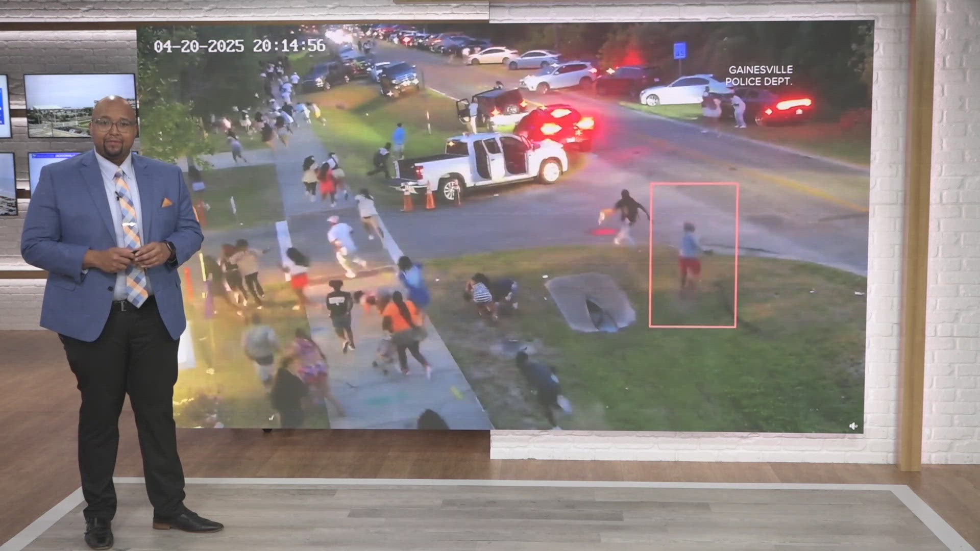 No arrests have been made in the shooting.