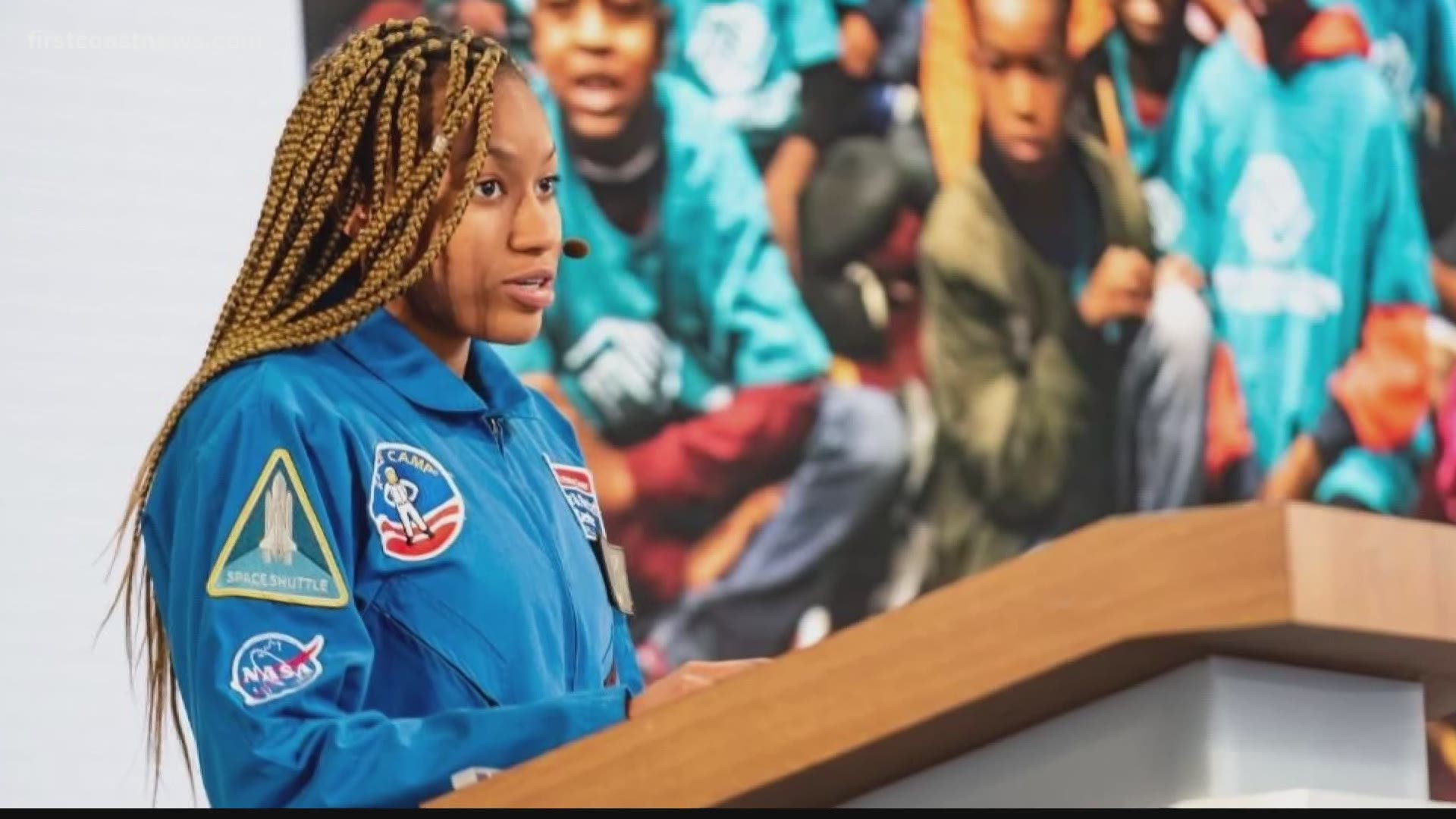 While unsung heroes inspire countless generations to aim higher, a Jacksonville teen is reaching beyond the stars to pave the way for young girls of color.
