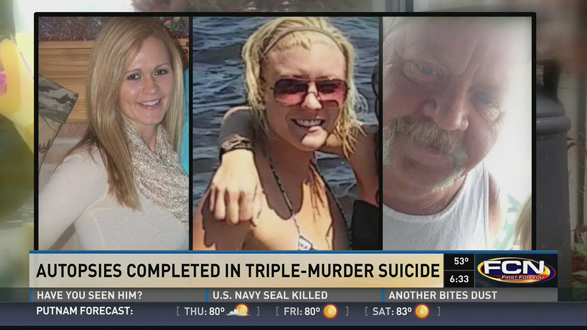 Autopsies completed in triple-murder suicide