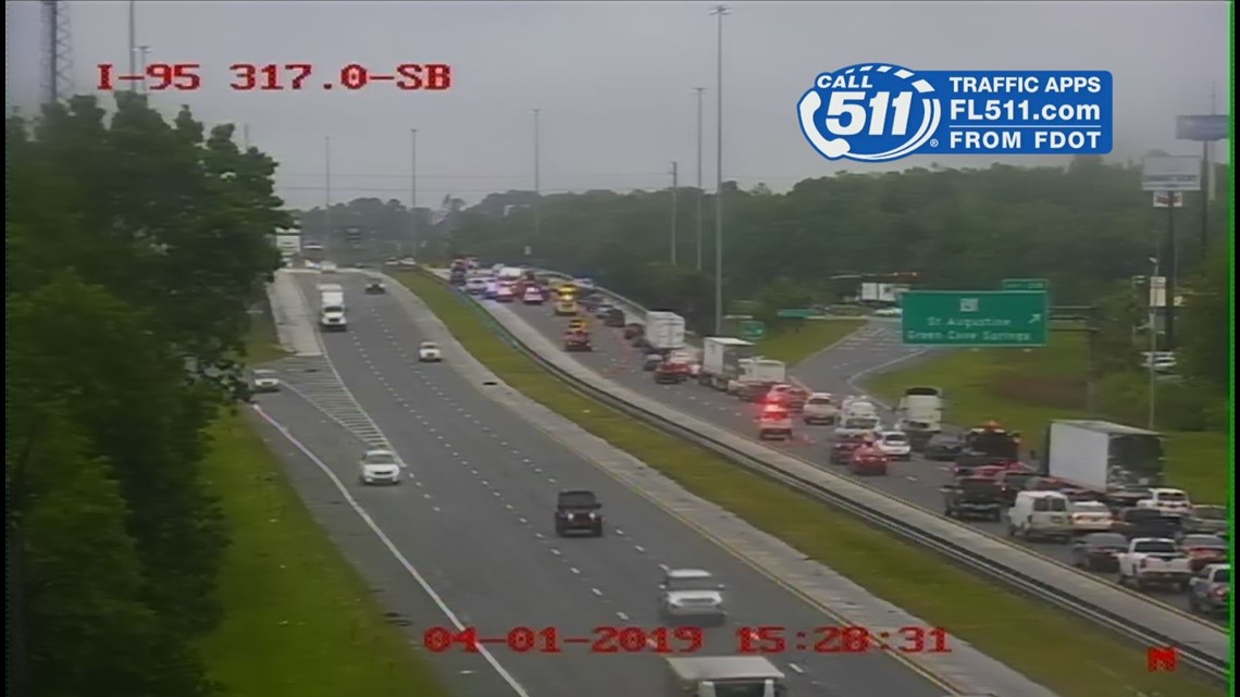 7 people hospitalized after I-95 crash in St. Johns County ...