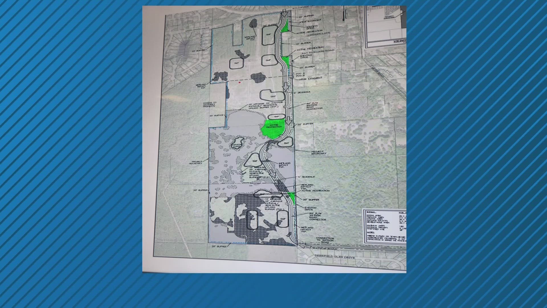 Many neighbors say those two streets could not handle the traffic from 640 more homes. The developer says there is a plan to alleviate some traffic.