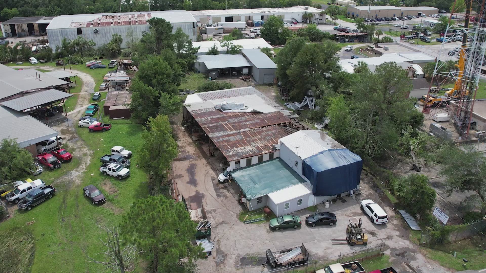 National Weather Service damage survey found that the tornado initially touched down along San Ardo Drive, just northeast of the Beauclerc area of Duval County.