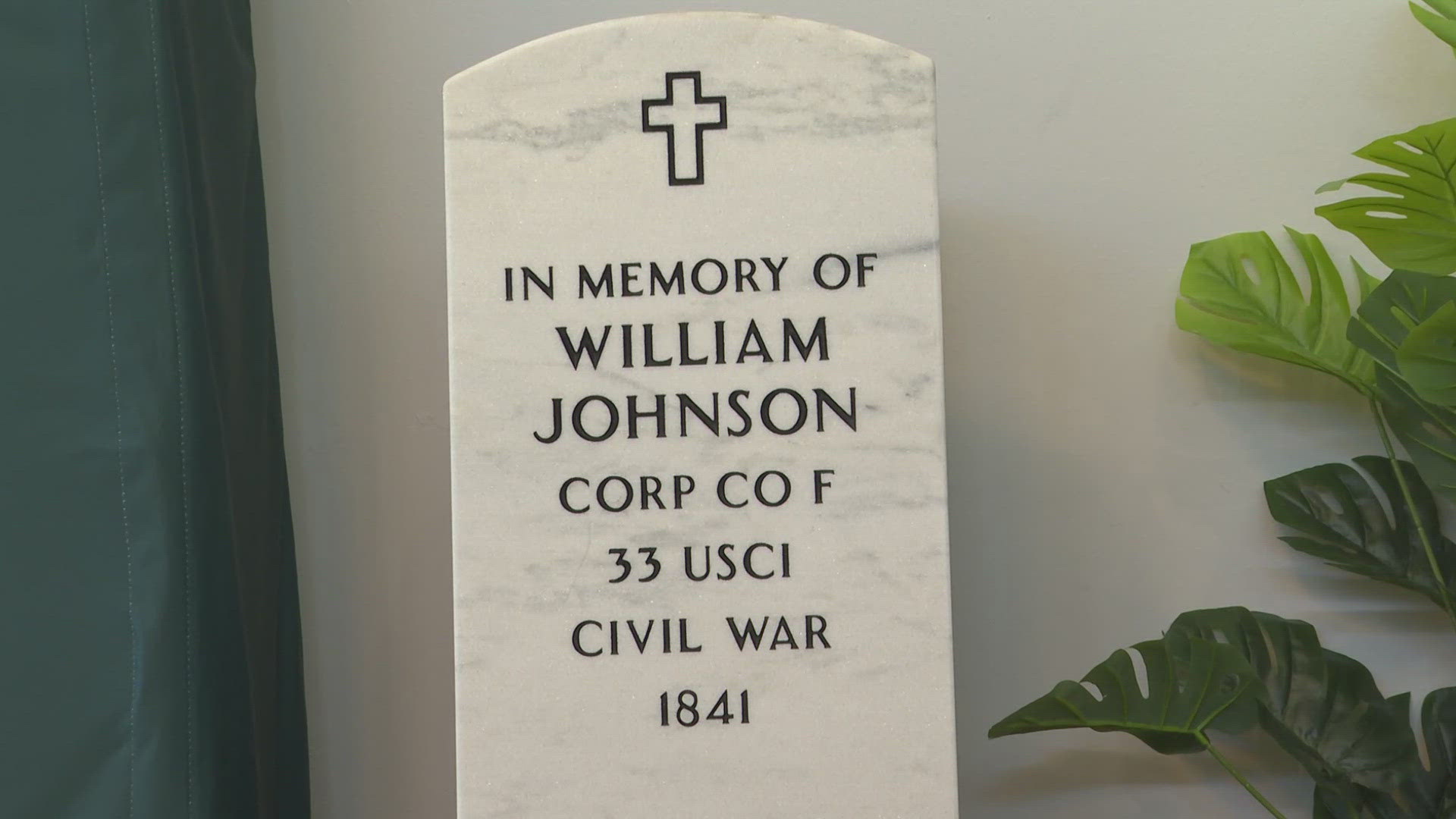 The remains of Corporal William Johnson were discovered in the 1980s on the campus of Jacksonville University. Now, he's being honored.