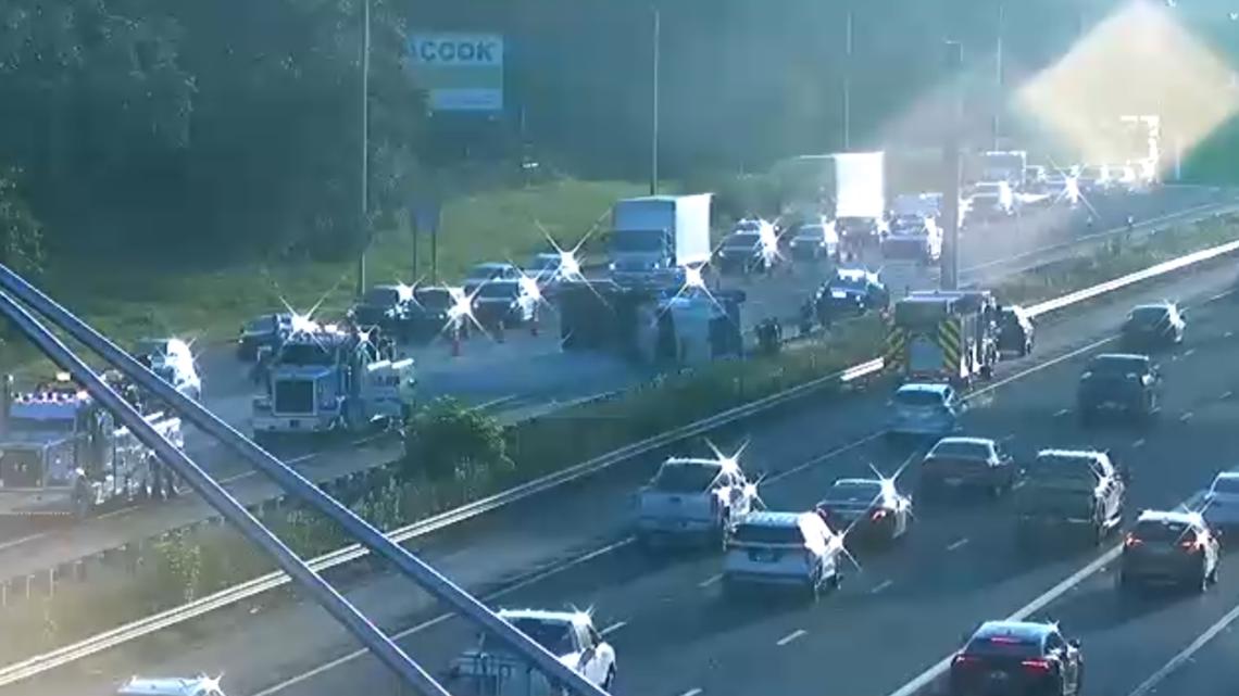 All westbound lanes on I-10 near I-295 reopened after closing Friday ...