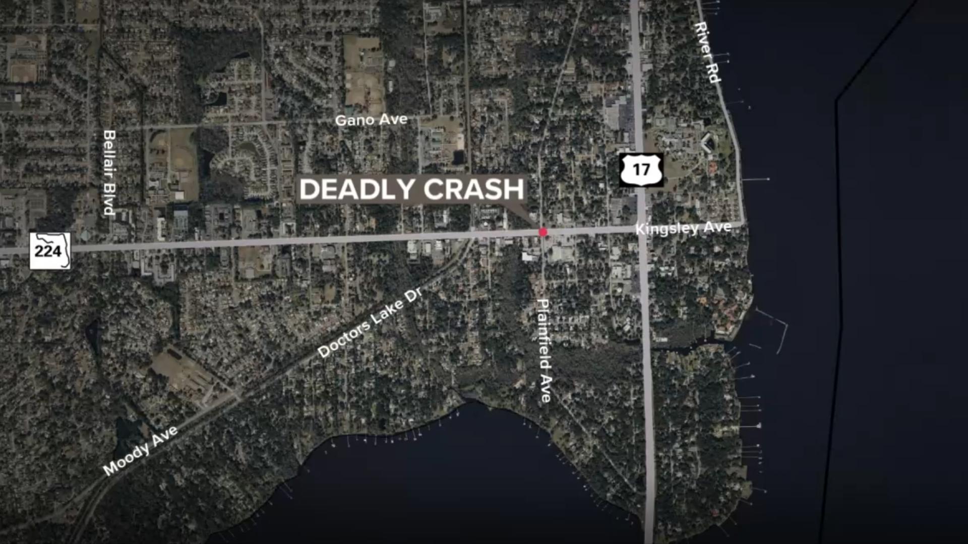 The front of a motorcycle crashed with the right side of an SUV as the vehicle was making a left turn onto Plainfield Avenue, the Florida Highway Patrol said.