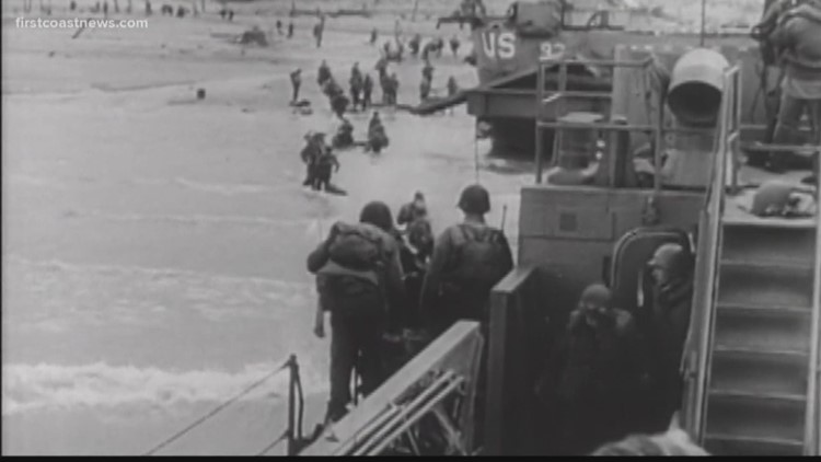 WWII veteran talks about his memories of fighting in Normandy, France & Germany