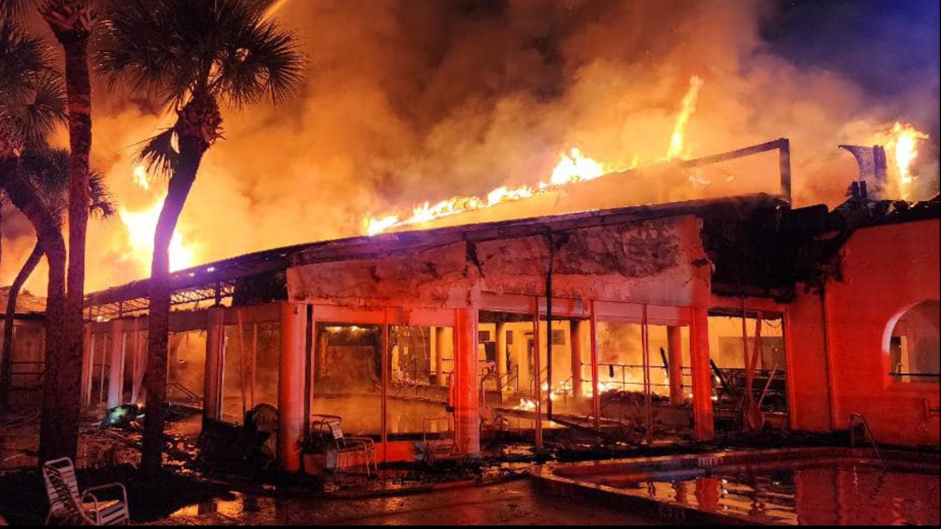 Fire destroys Atlantic Beach and Tennis Club, St