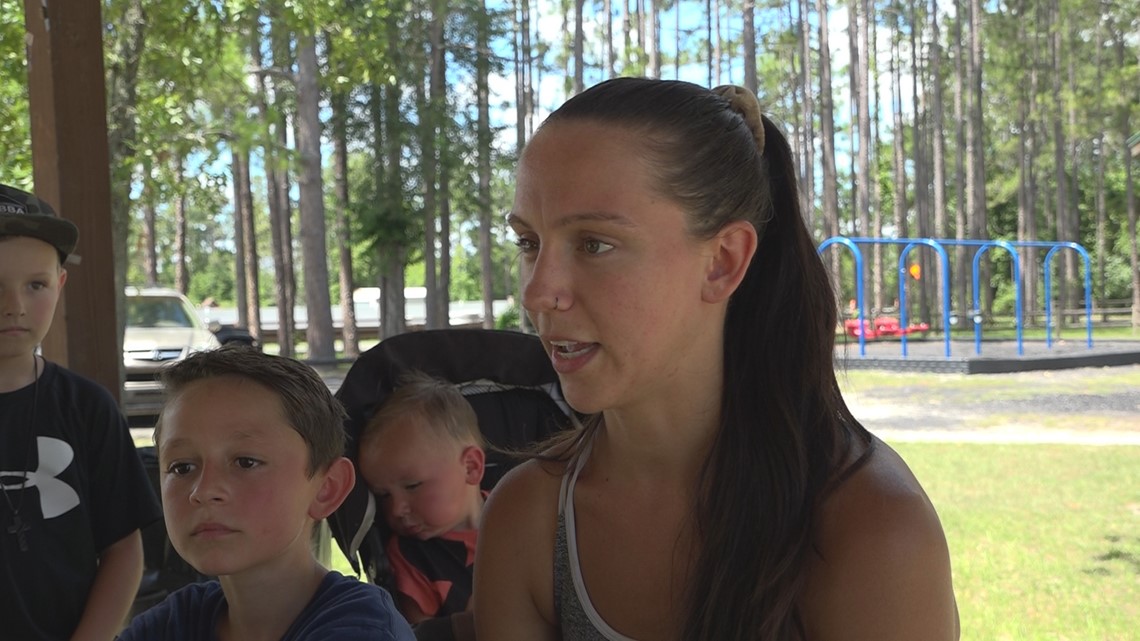 Why is Sandridge Road closed for construction in Clay County