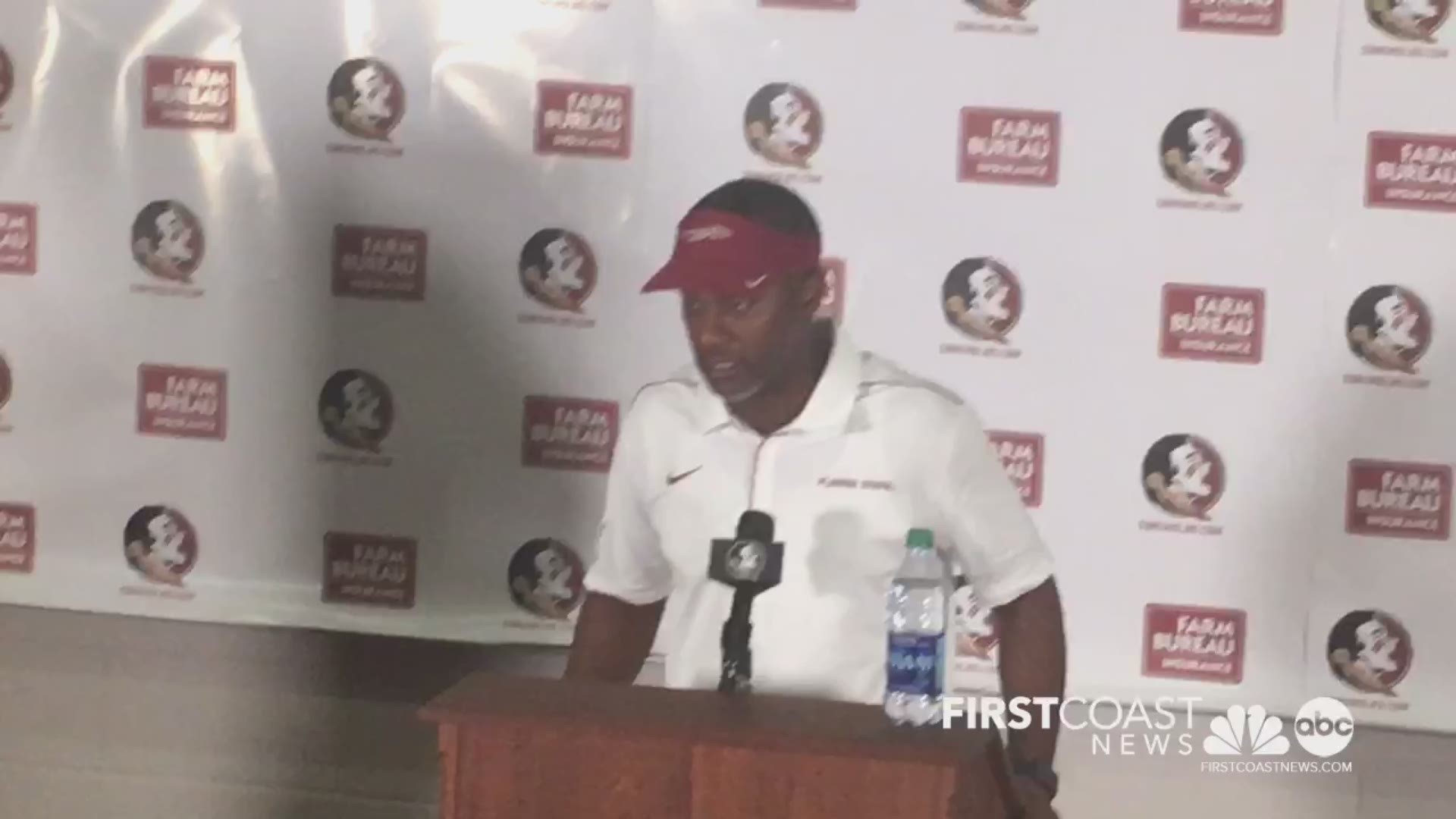 Noles head coach reacts after Boise State?s comeback win over Florida State