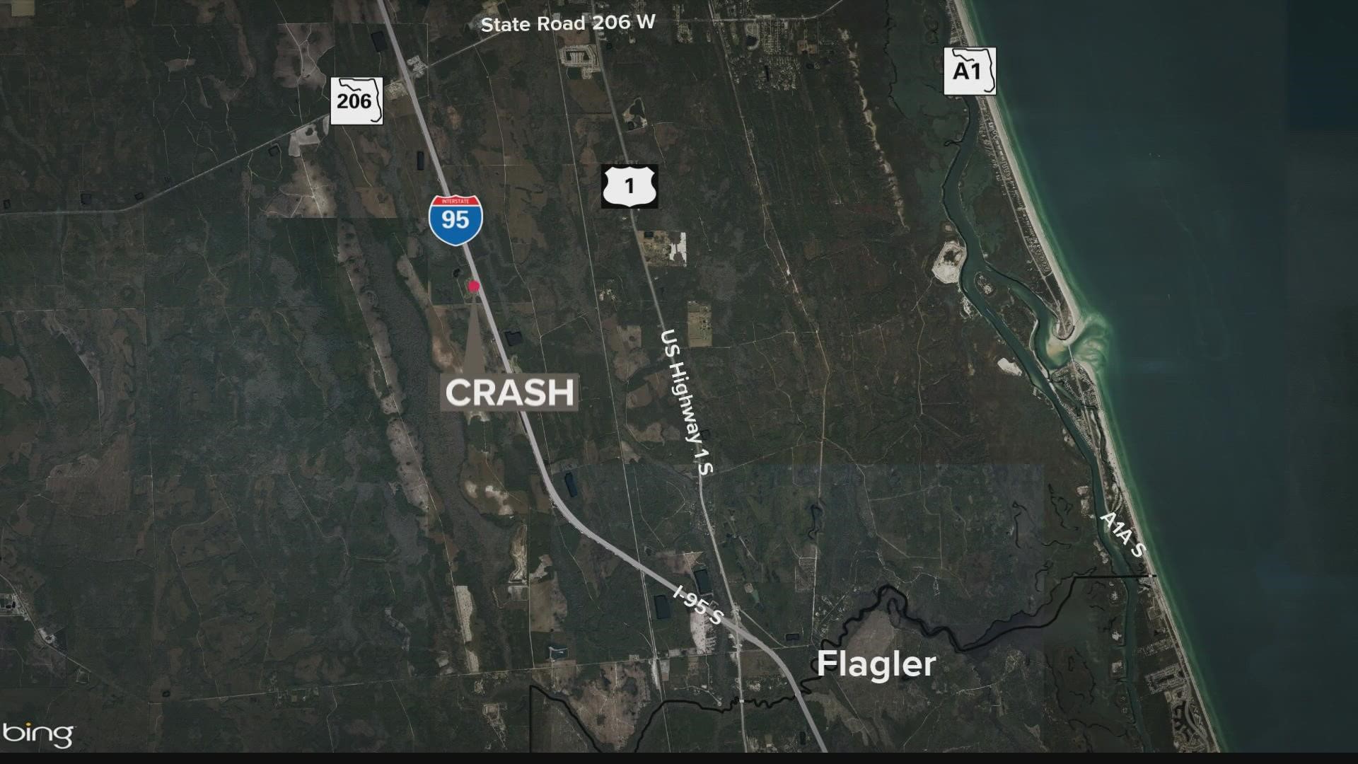 An 18-year-old boy and a 3-month-old baby from Jacksonville were seriously injured. Neither were secured in the car by a seat belt or restraint.