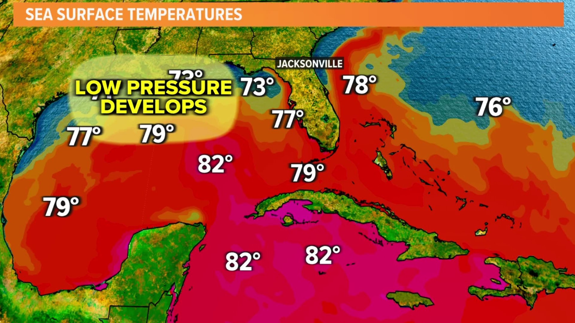 Is a hurricane forming in the Gulf?